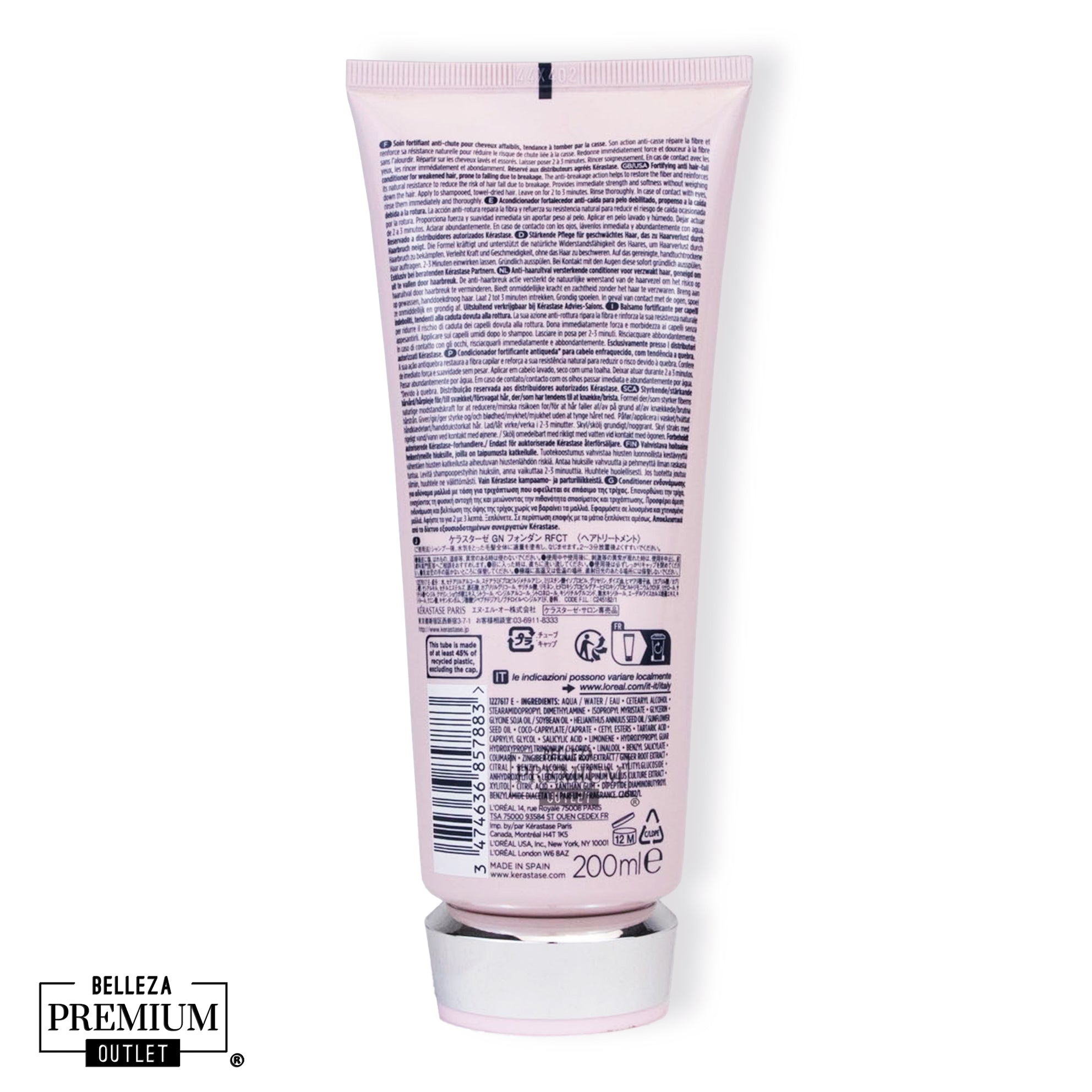 Kérastase Genesis Fondant 200ml – Acondicionador Fortalecedor para Cabello Débil y Propenso a la Rotura