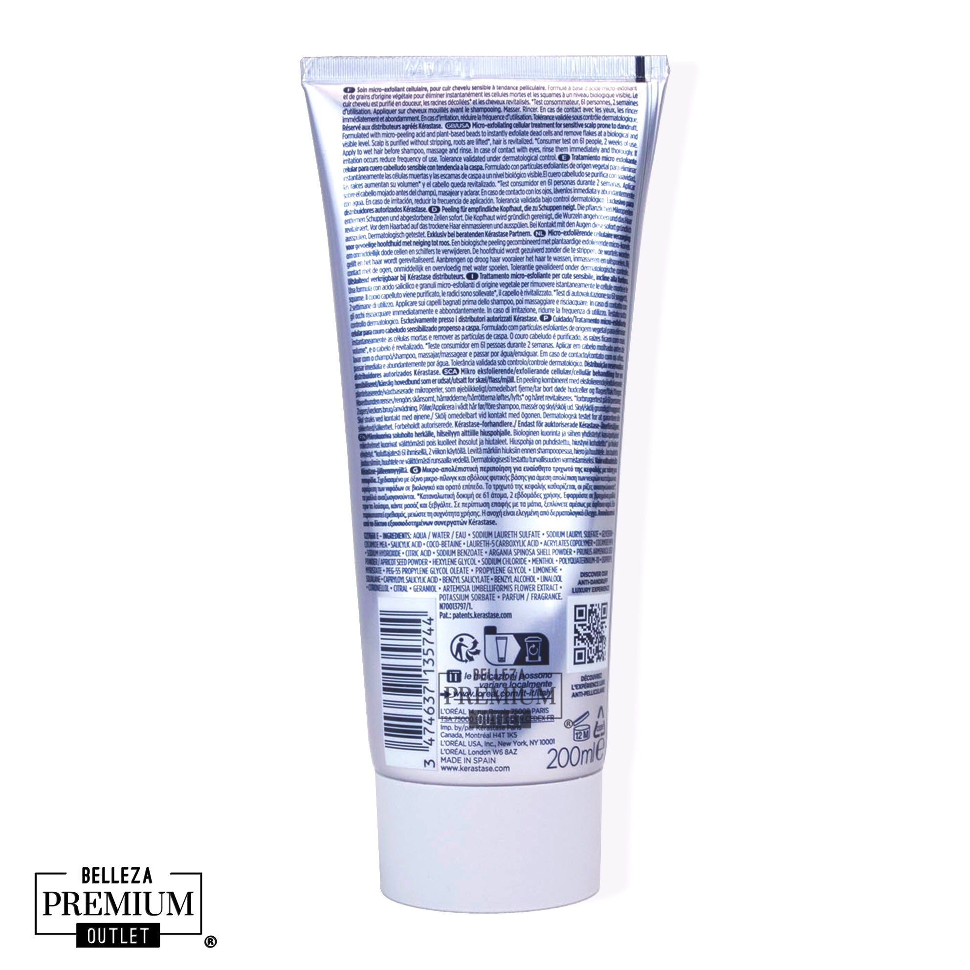 Kérastase Symbiose Micro-Peeling Cellulaire 200ml – Exfoliante Purificante del Cuero Cabelludo