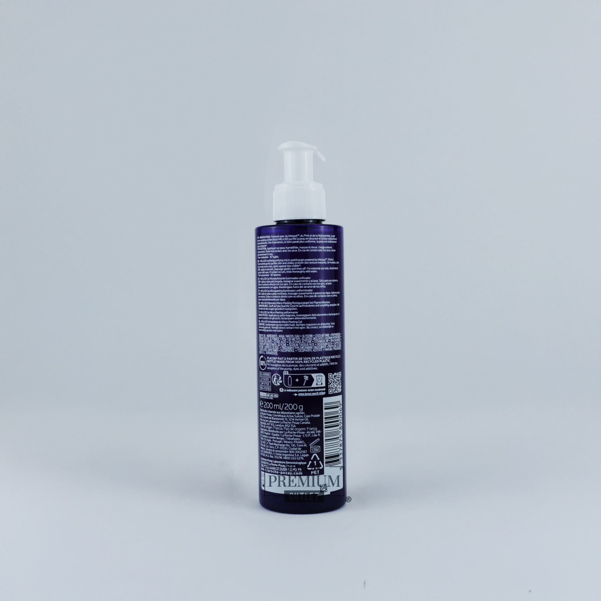 La Roche-Posay Cleansing Gel Mela B3 200ml: La Eficaz Solución para Limpiar y Unificar el Tono de la Piel