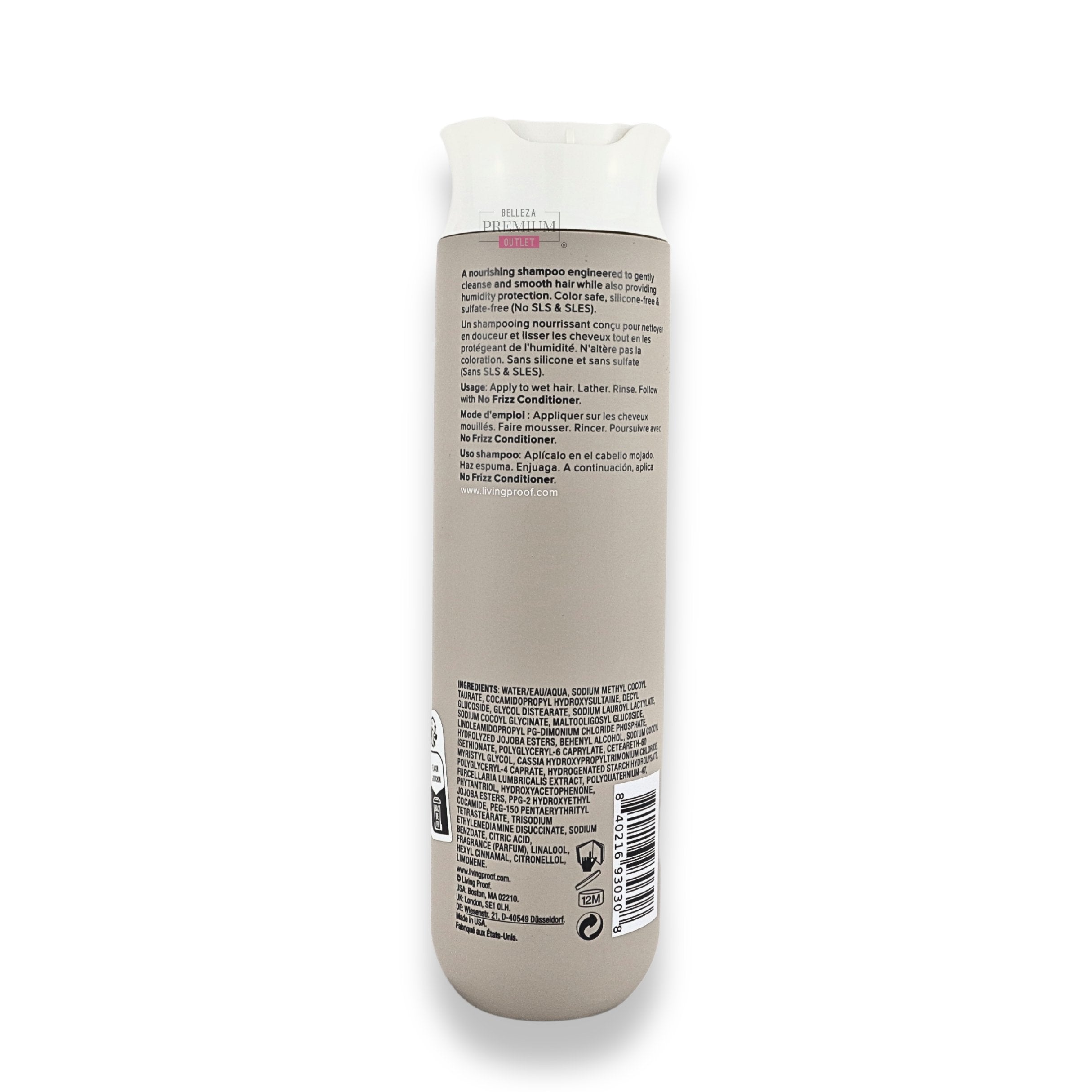 Living Proof No Frizz Shampoo 236ml: Fascinante shampoo para el control del encrespamiento