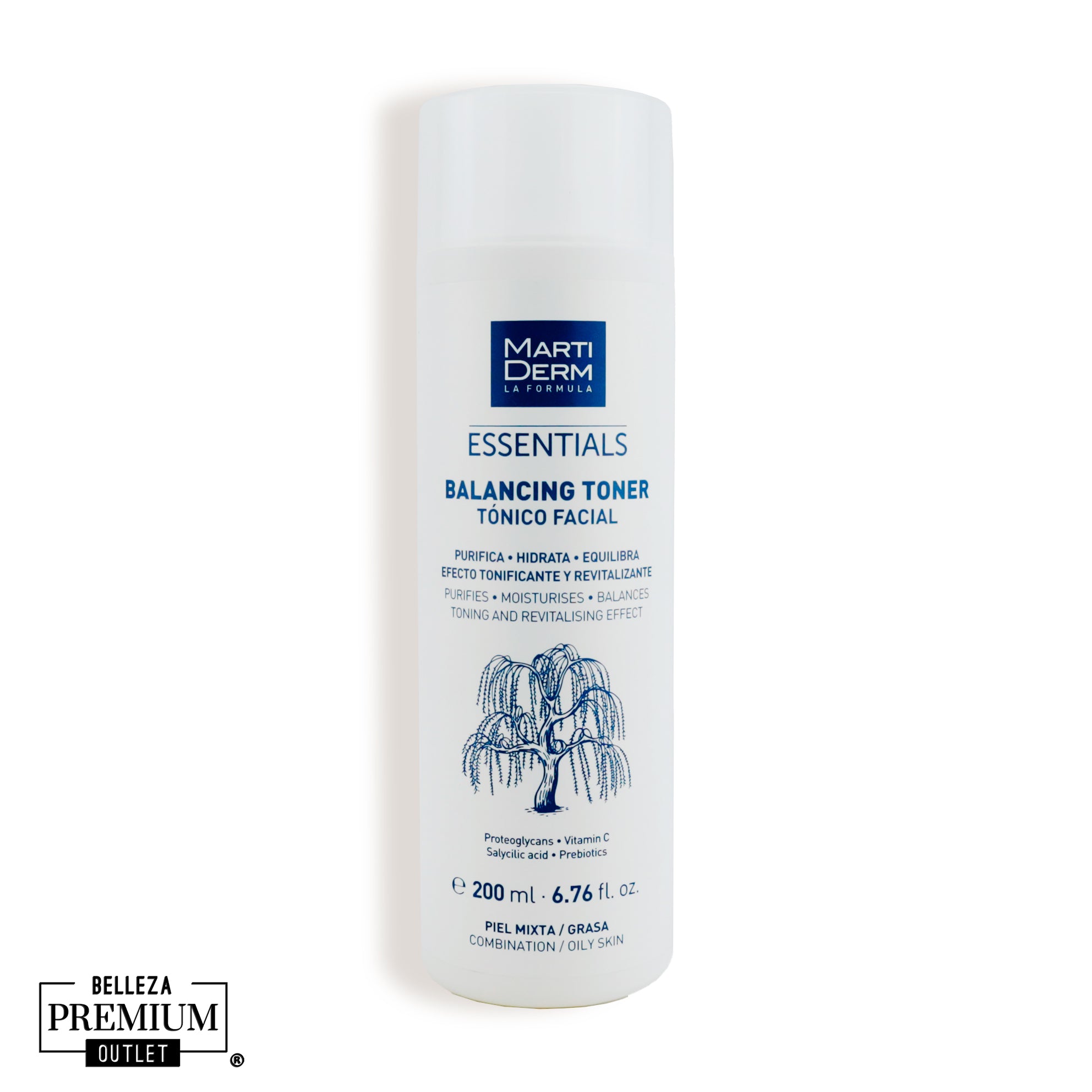 MartiDerm Balancing Toner Piel Mixta a Grasa 200ml | Tónico Regulador de Brillo y Poros