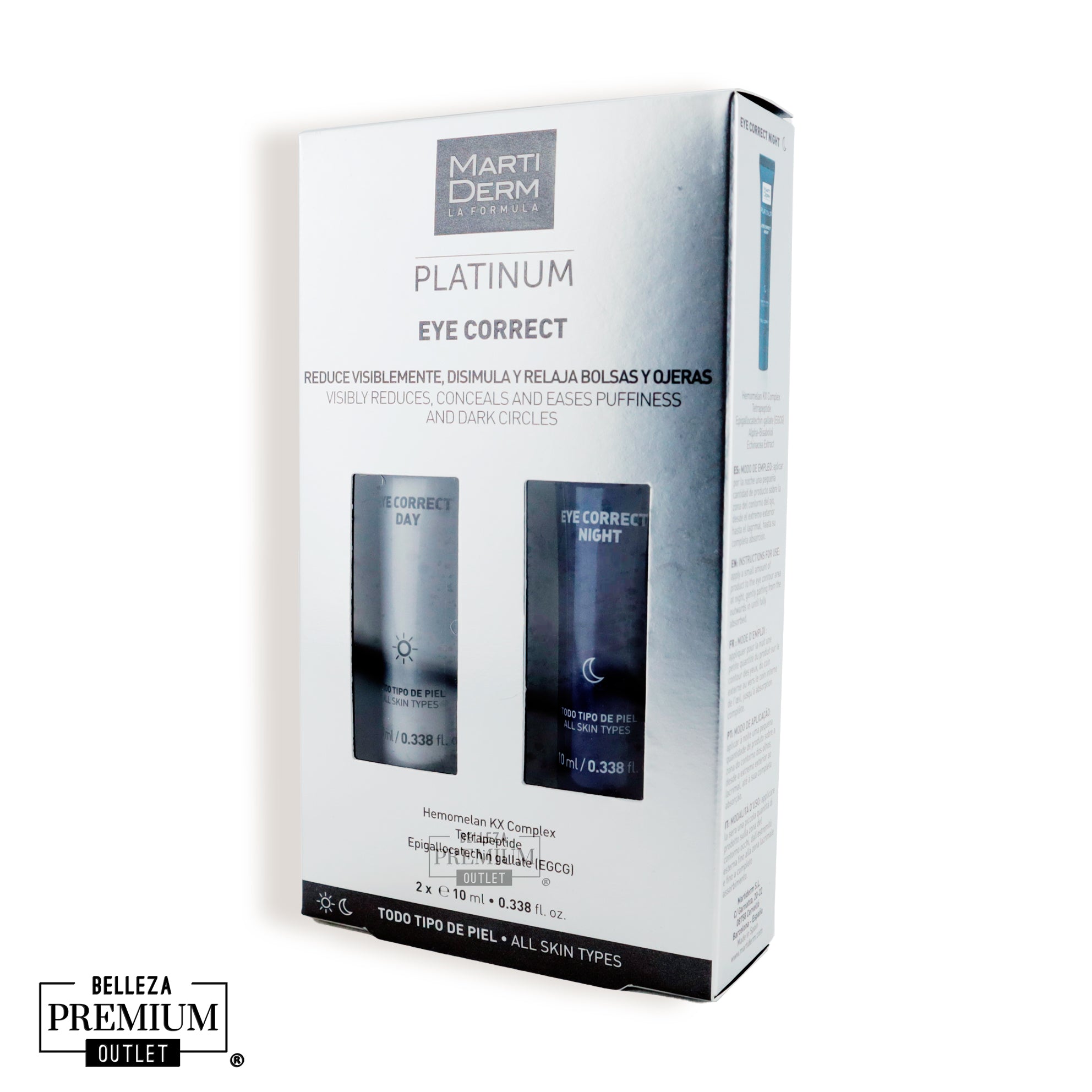 MartiDerm Eye Correct 0.88ml | Contorno de Ojos Reafirmante y Antifatiga