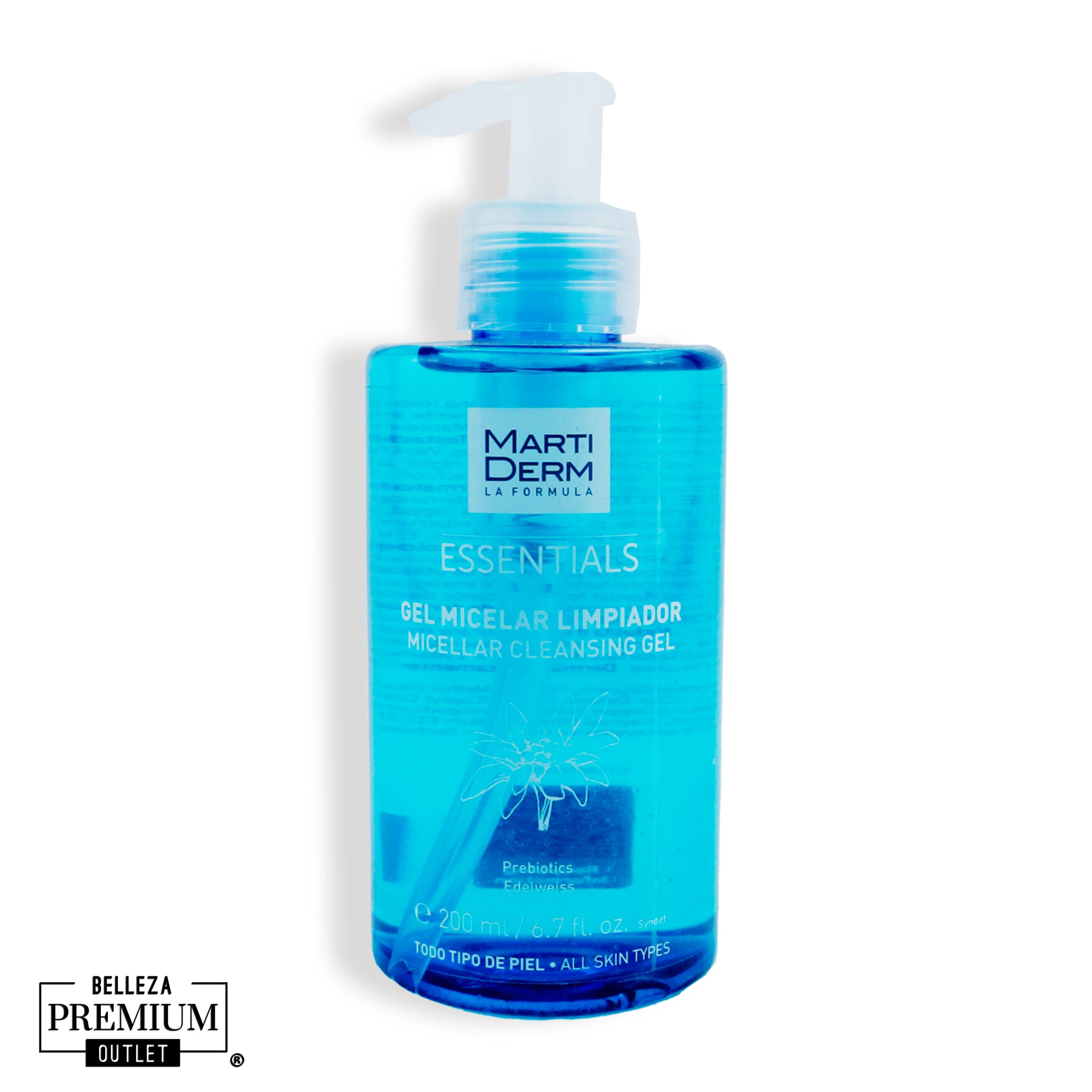 MartiDerm Gel Micelar Limpiador 200ml | Limpieza Profunda y Frescura para Todo Tipo de Piel
