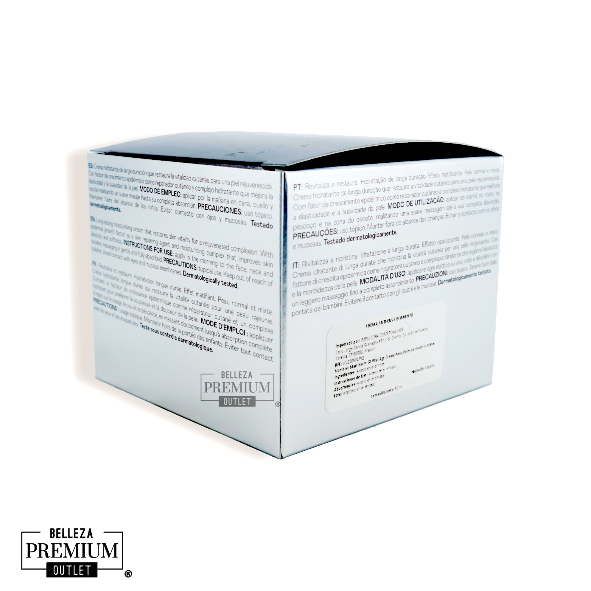 MartiDerm GF Vital Age 50ml | Crema Reafirmante y Regeneradora Anti-Edad