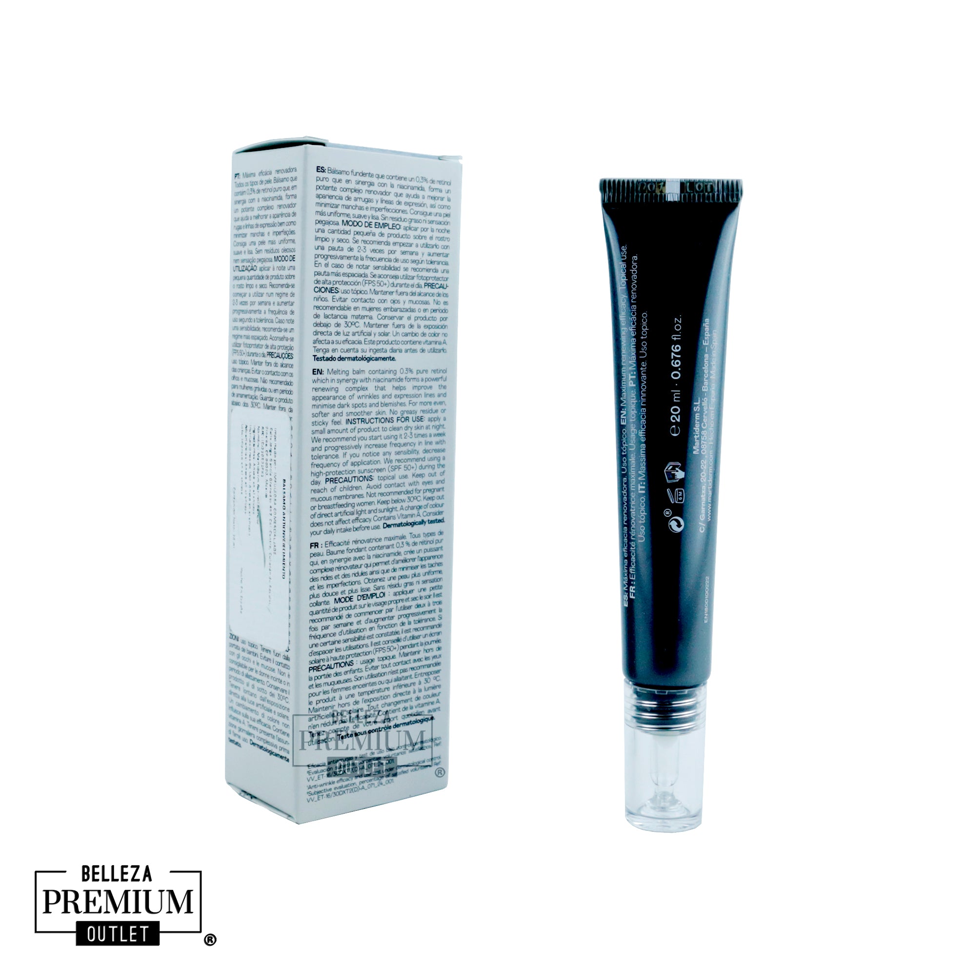 MartiDerm Retinol Renew 20ml | Renovación Celular y Anti-Edad para una Piel Más Firme y Luminosa