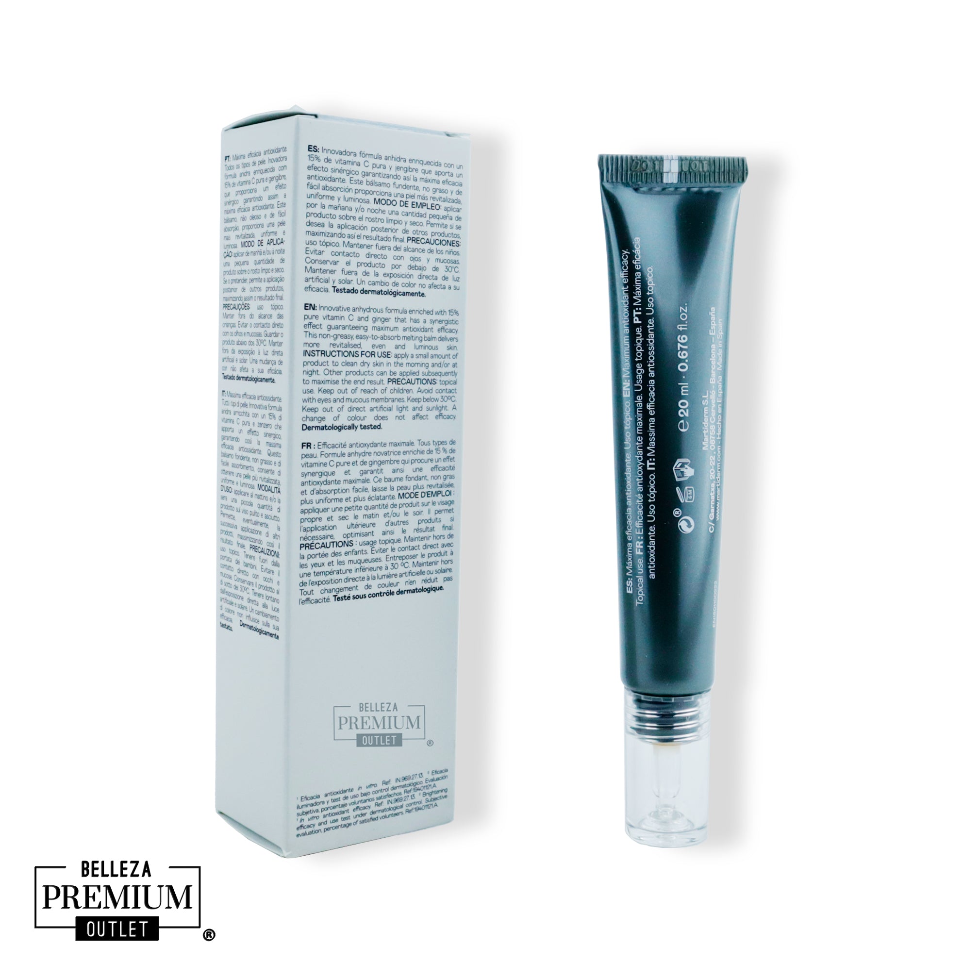 MartiDerm Vitamin C Antiox 20ml | Potente Serum Antioxidante para una Piel Radiante y Protegida