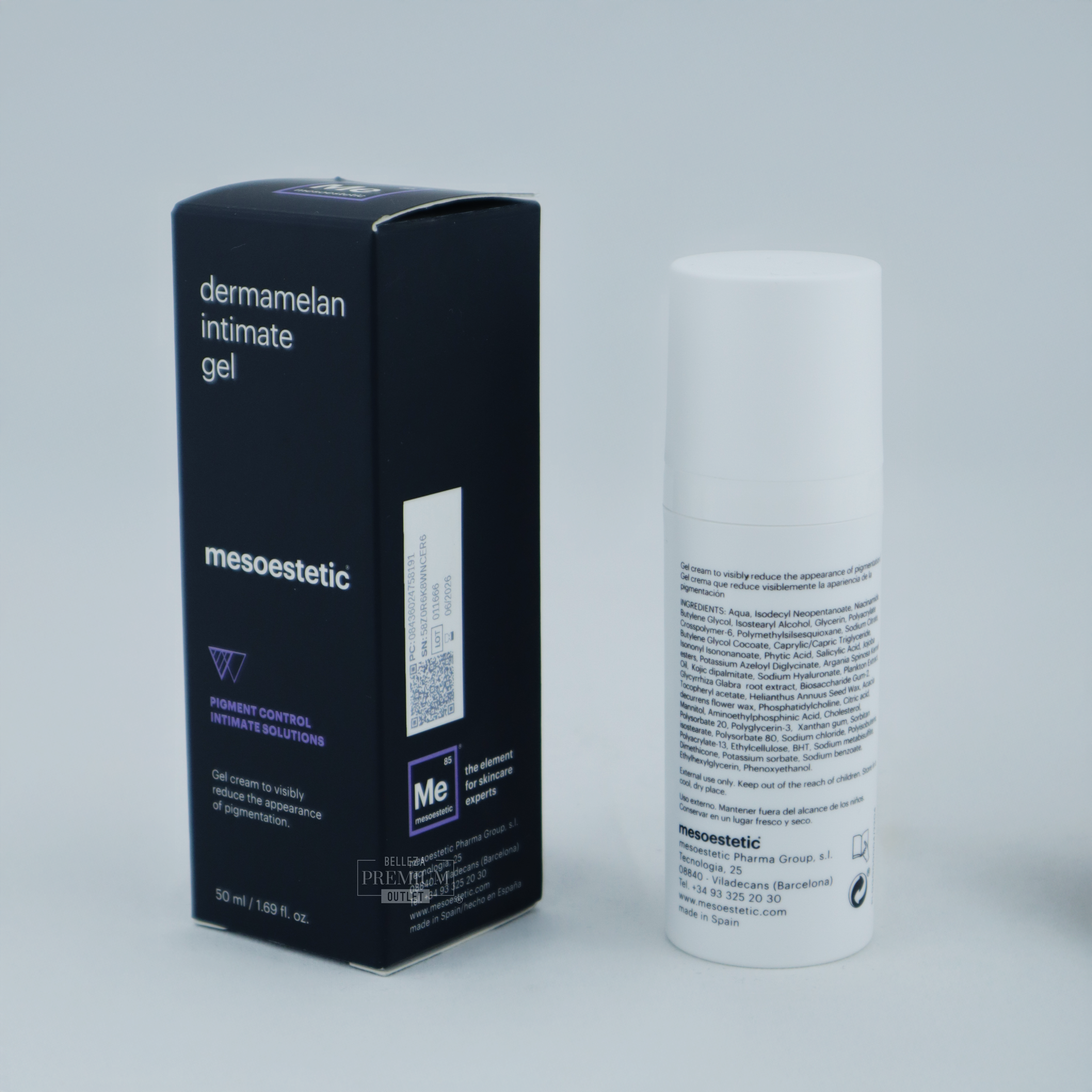 Mesoestetic Dermamelan Intimate Home depigmentation Gel Cream 50ml