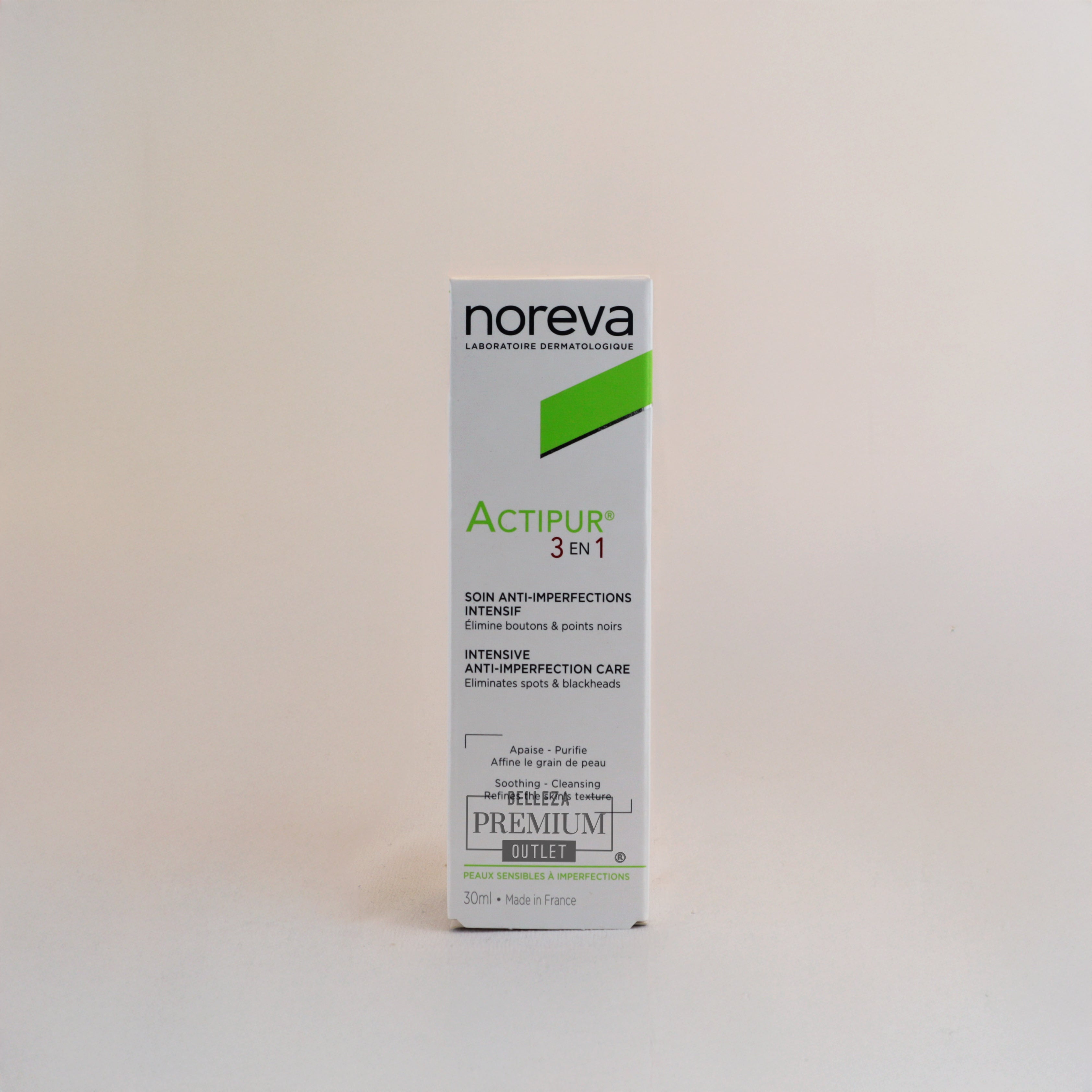 Noreva ACTIPUR 3 en 1 Intensive Anti-Imperfection Care 30ml: Acción Global para una Piel Clara, Lisa y Libre de Imperfecciones