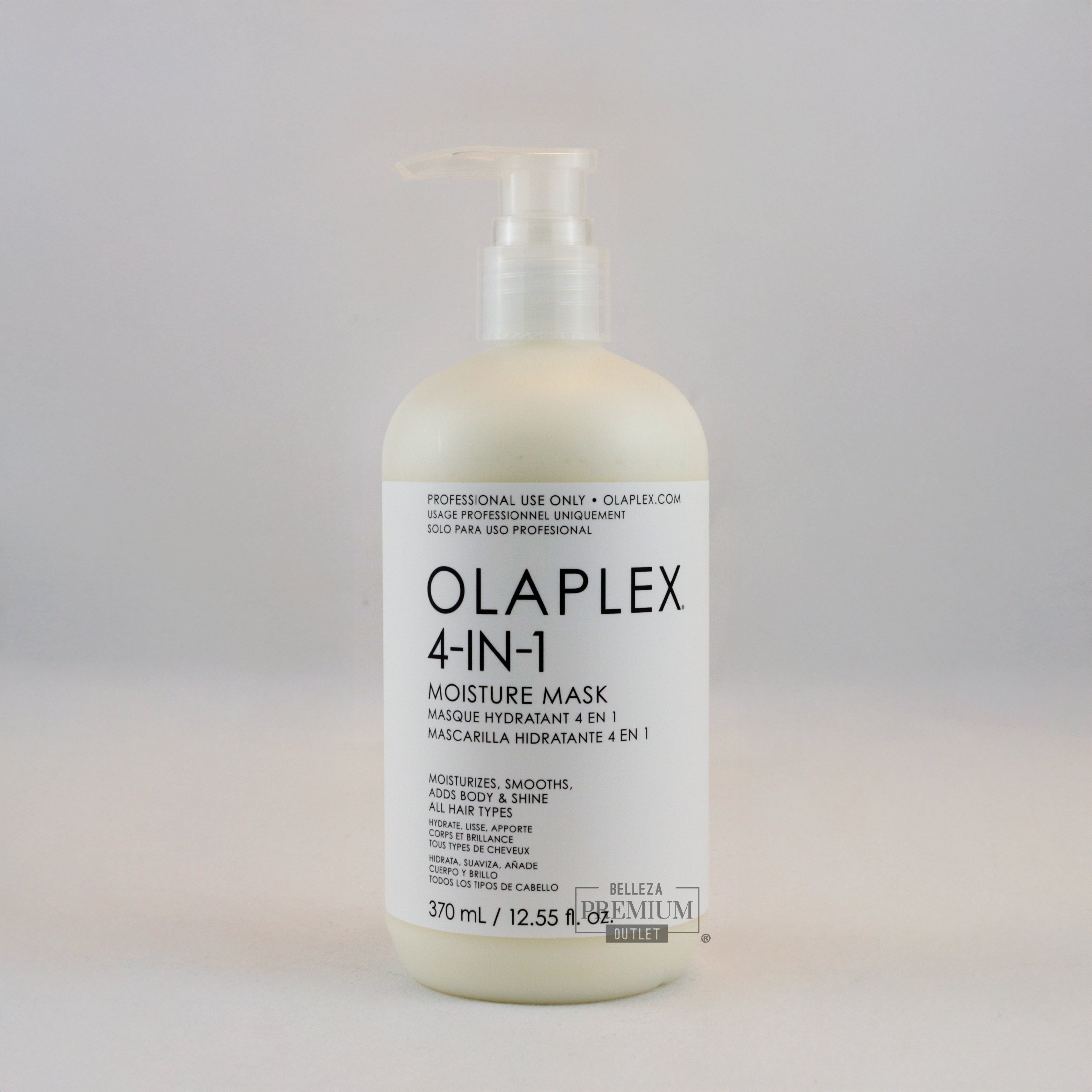 OLAPLEX 4-IN-1 Moisture Mask 370ml – Hidratación Profesional, Reparación Profunda y Brillo Instantáneo