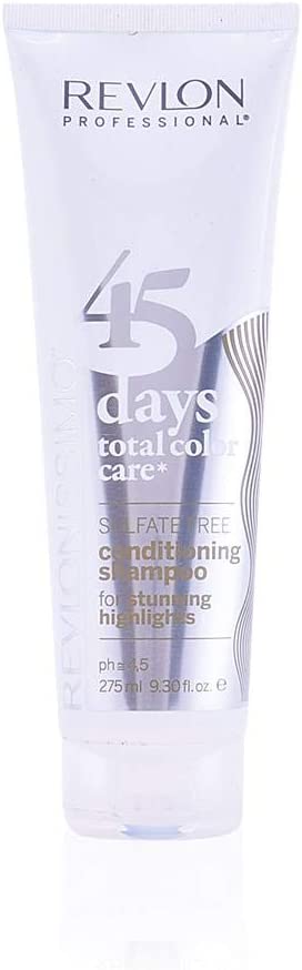 Revlon 45 DAYS Conditioning Shampoo Stunning for Highlights 275ml: Maravilloso brillo y cuidado para tu cabello