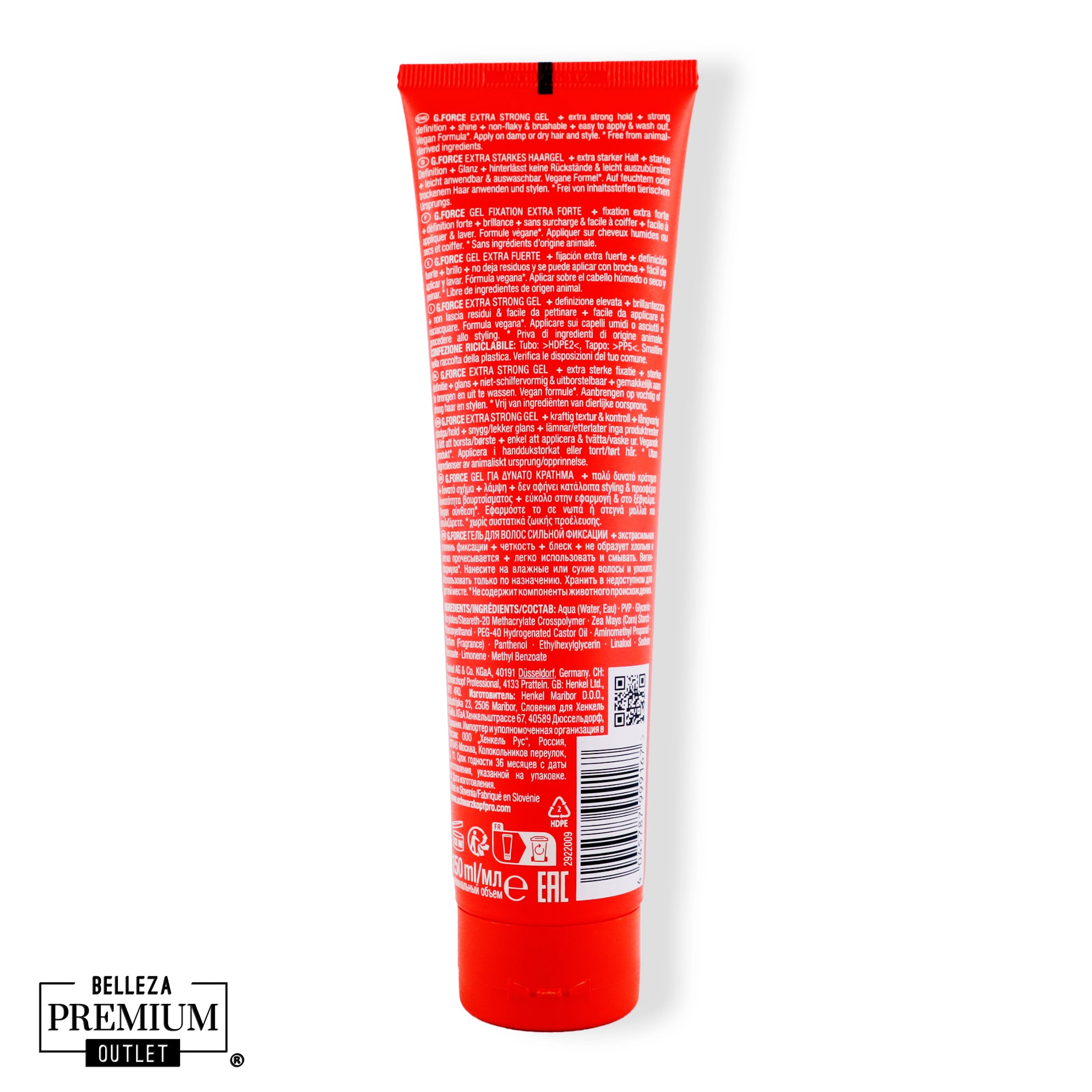 Schwarzkopf OSIS+ G.Force 150ml - Fijación extrema, definición total: ¡tu estilo bajo control todo el día