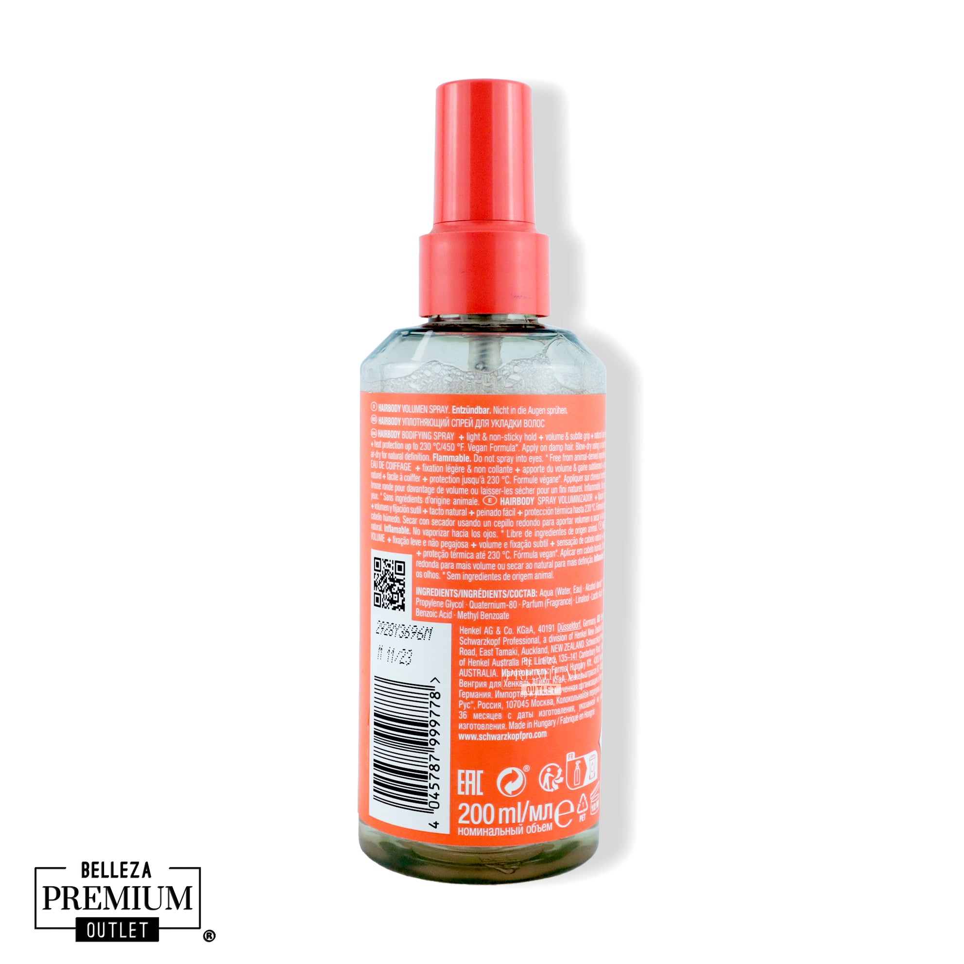 Schwarzkopf Professional OSiS Hairbody 200ml
