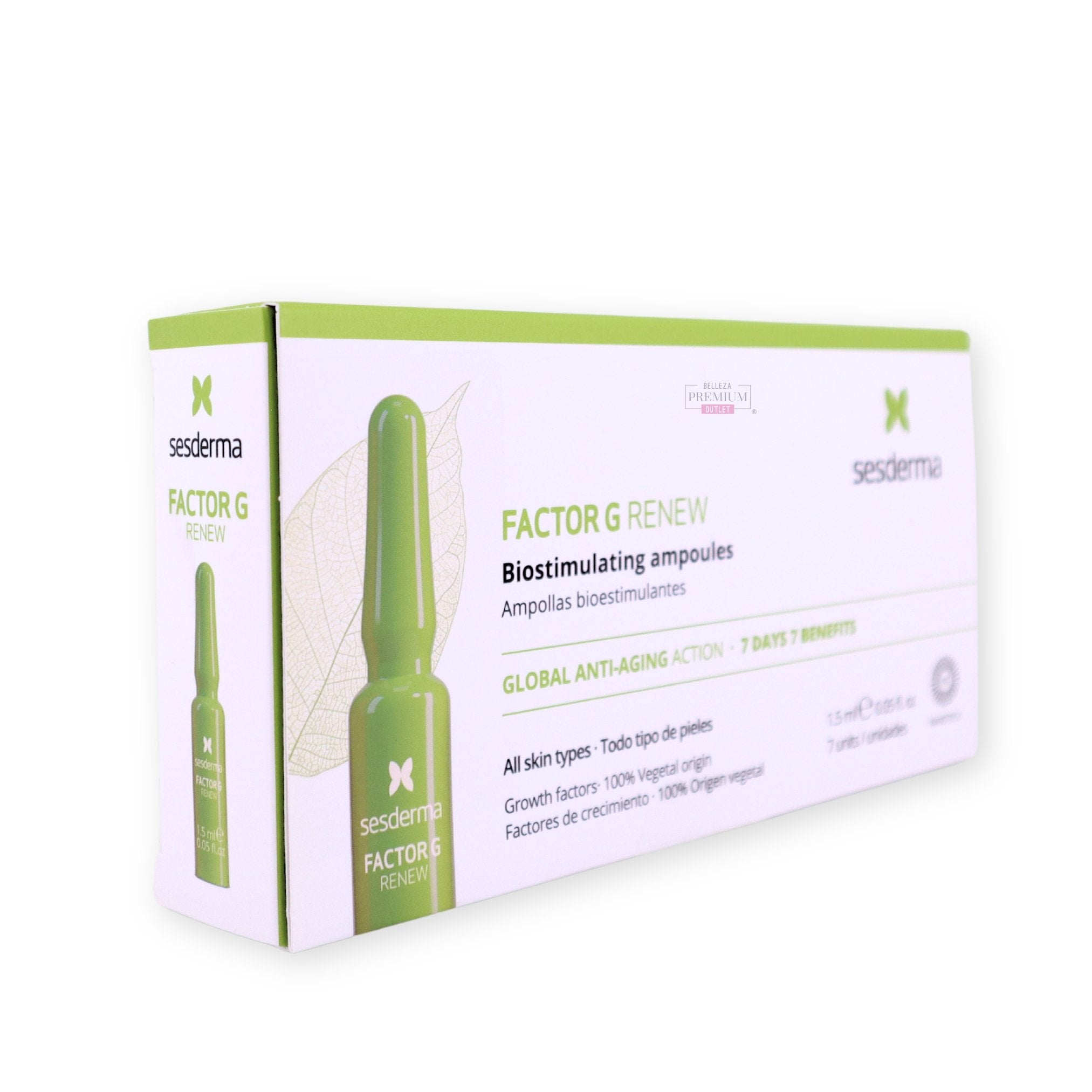 Sesderma Factor G Bioestimulant Ampoules 7x 1,5ml