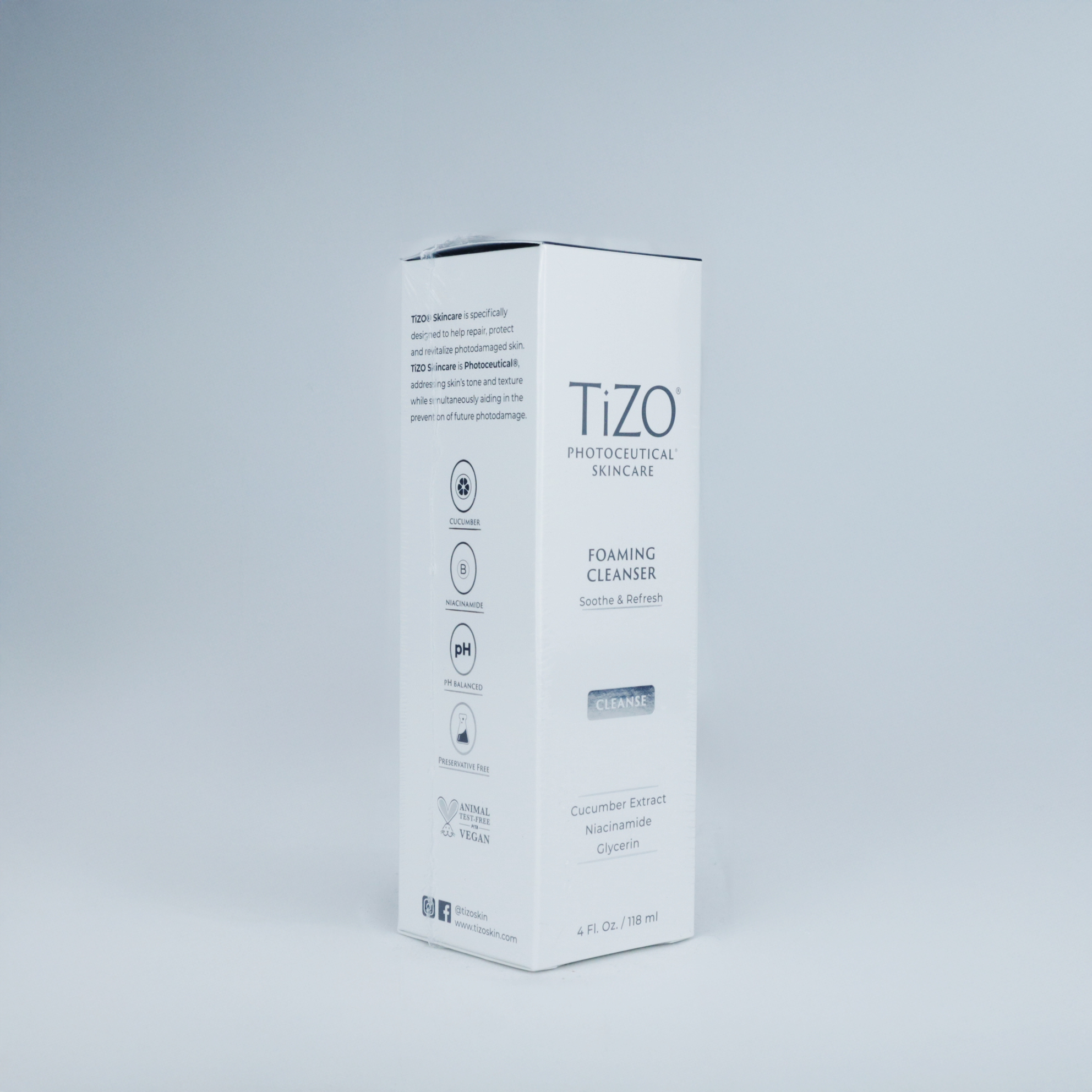 TIZO Photoceutical Foaming Cleanser 118 ml – Limpieza suave y eficaz para todo tipo de piel