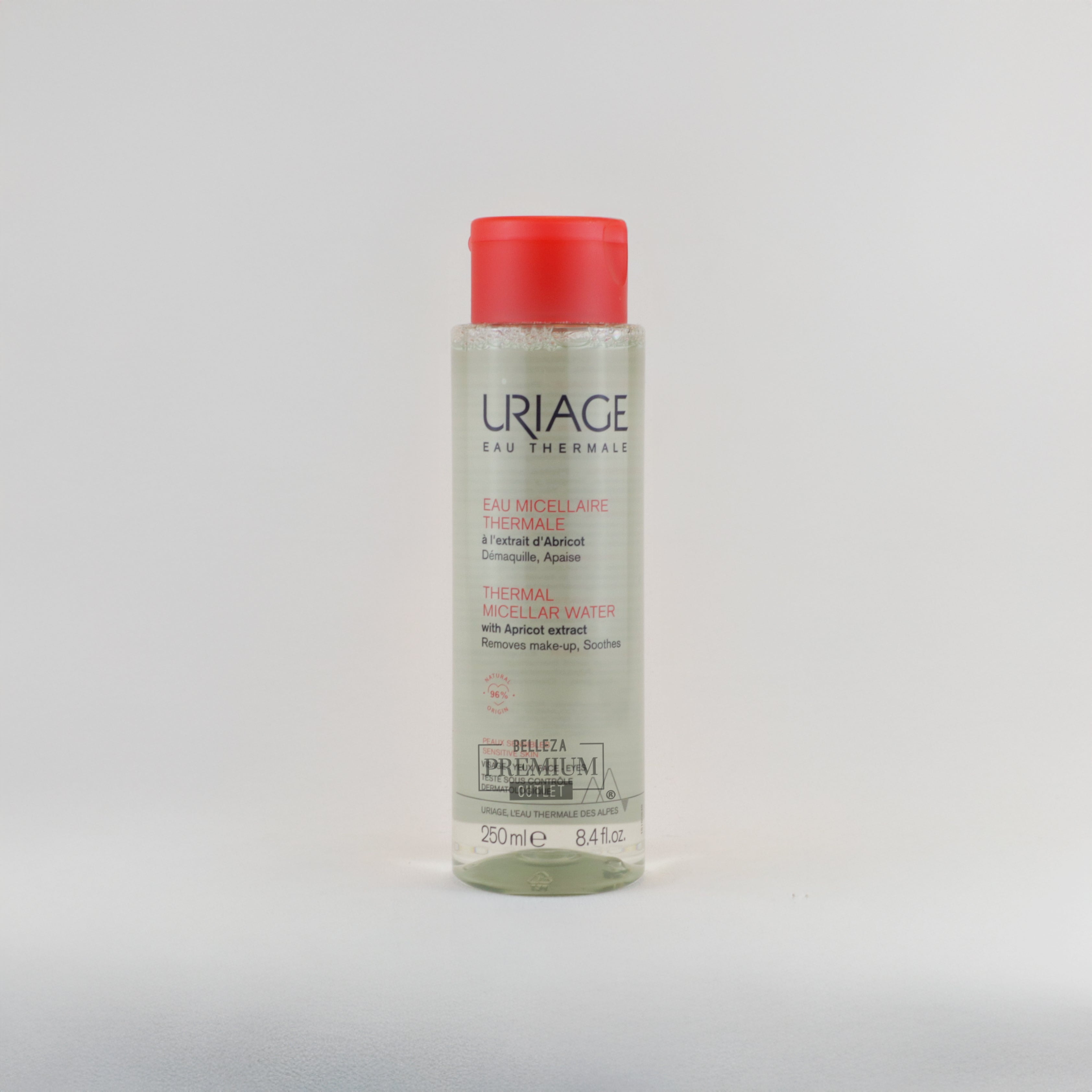 URIAGE THERMAL MICELLAR WATER ROSA 250ML: Limpieza Ultra Suave para Piel Sensible con el Poder del Agua Termal