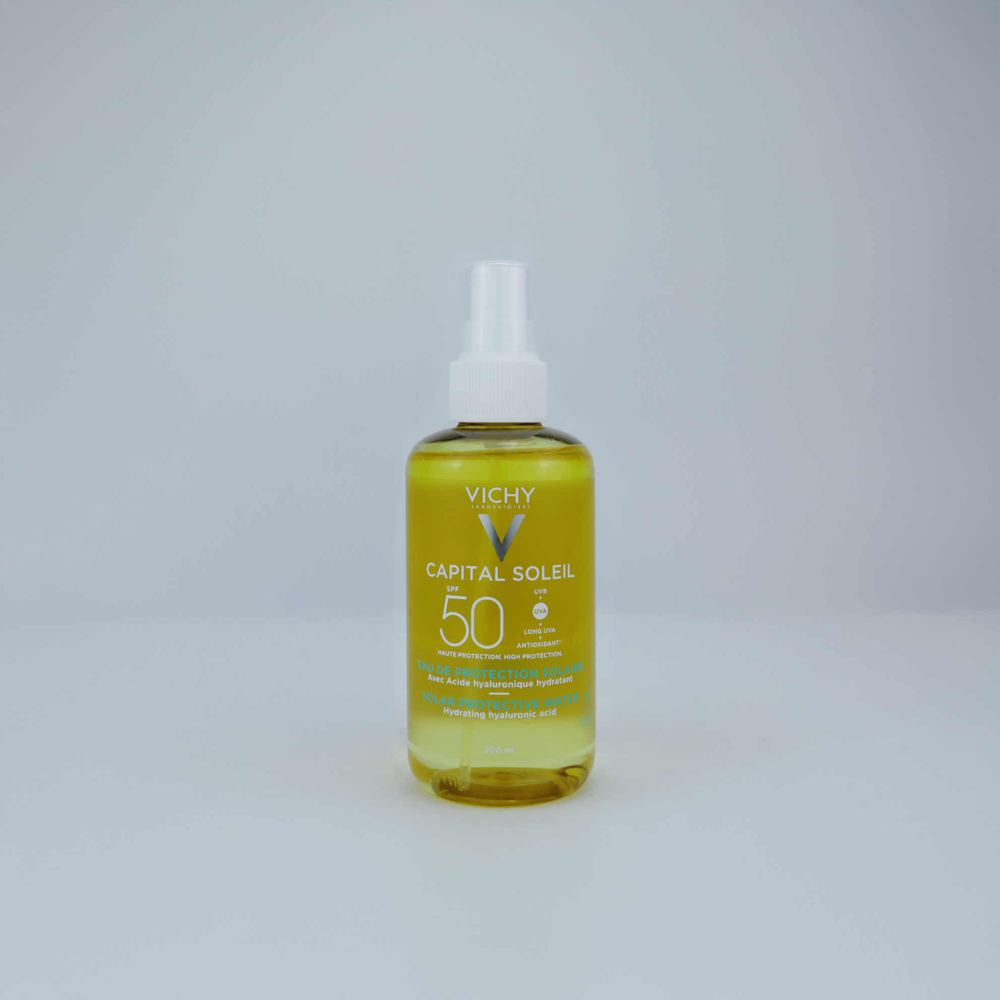 Vichy Capital Soleil Solar Water SPF 50 200ml – Agua Solar Hidratante con Alta Protección UV