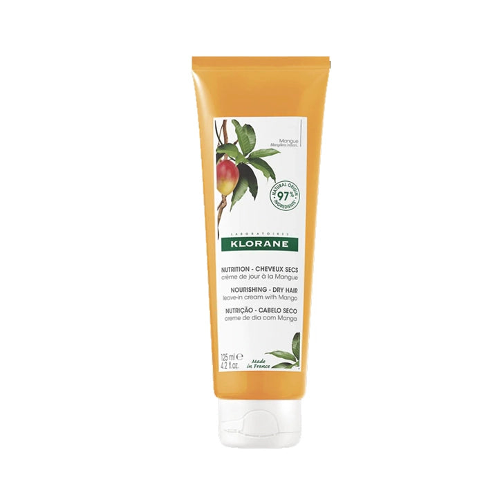 Klorane Nourishing Conditioner con Mango 125ml – Nutrición Intensa para Cabello Seco y Quebradizo