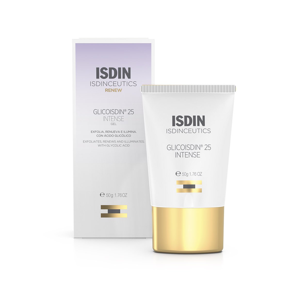 ISDIN Isdinceutics Glicoisdin 25 Intense 50ml – Renovación Celular Potente con Ácido Glicólico para una Piel Visiblemente Rejuvenecida