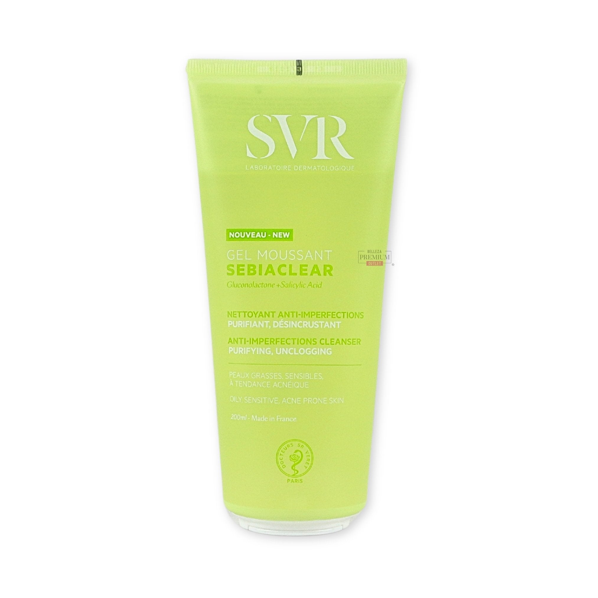 Indispensable SVR Sebiaclear Gel Moussant 200ml
