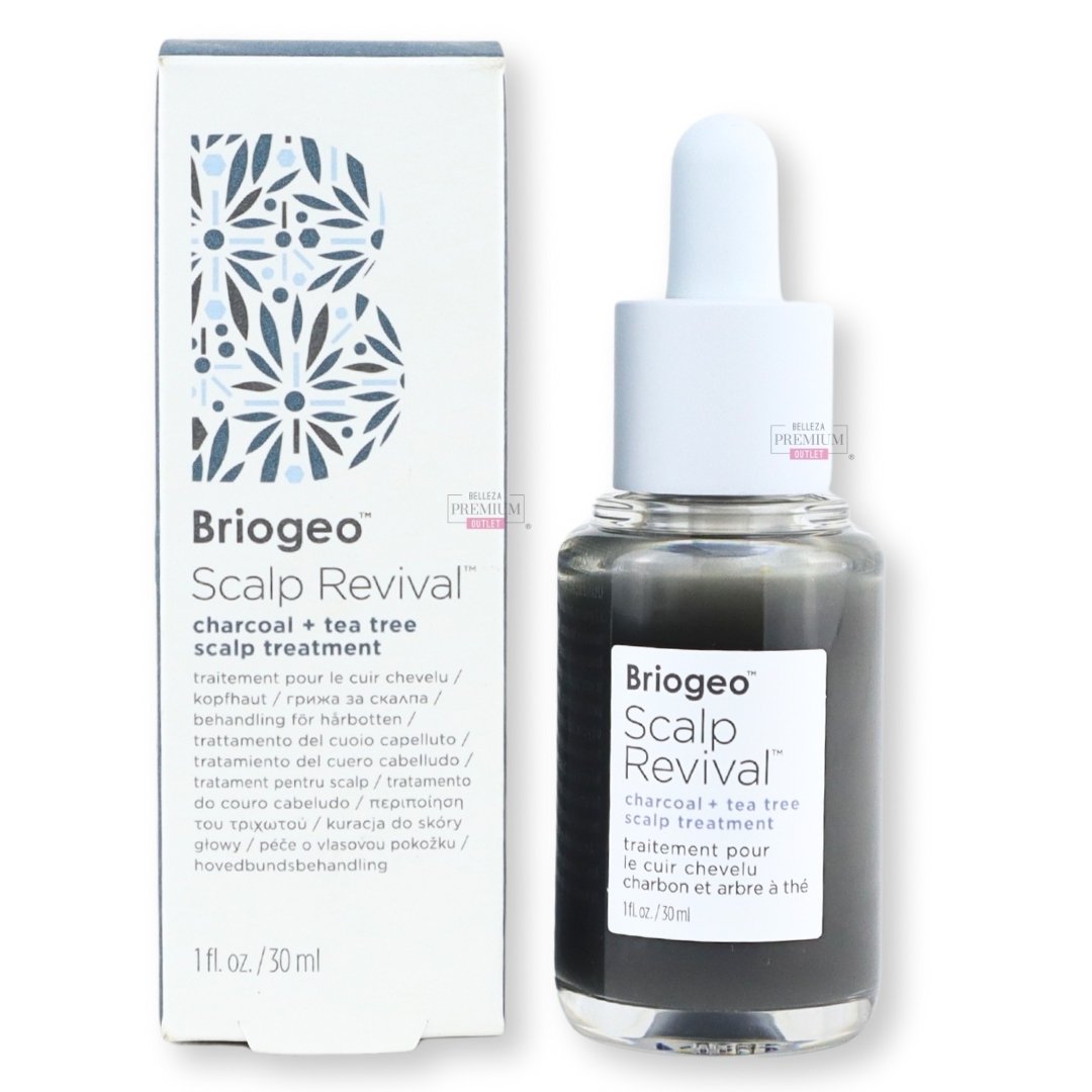 Briogeo Scalp Revival™ Charcoal + Tea Tree Scalp Treatment 30ml: El Grandioso Tratamiento Detox para tu Cuero Cabelludo