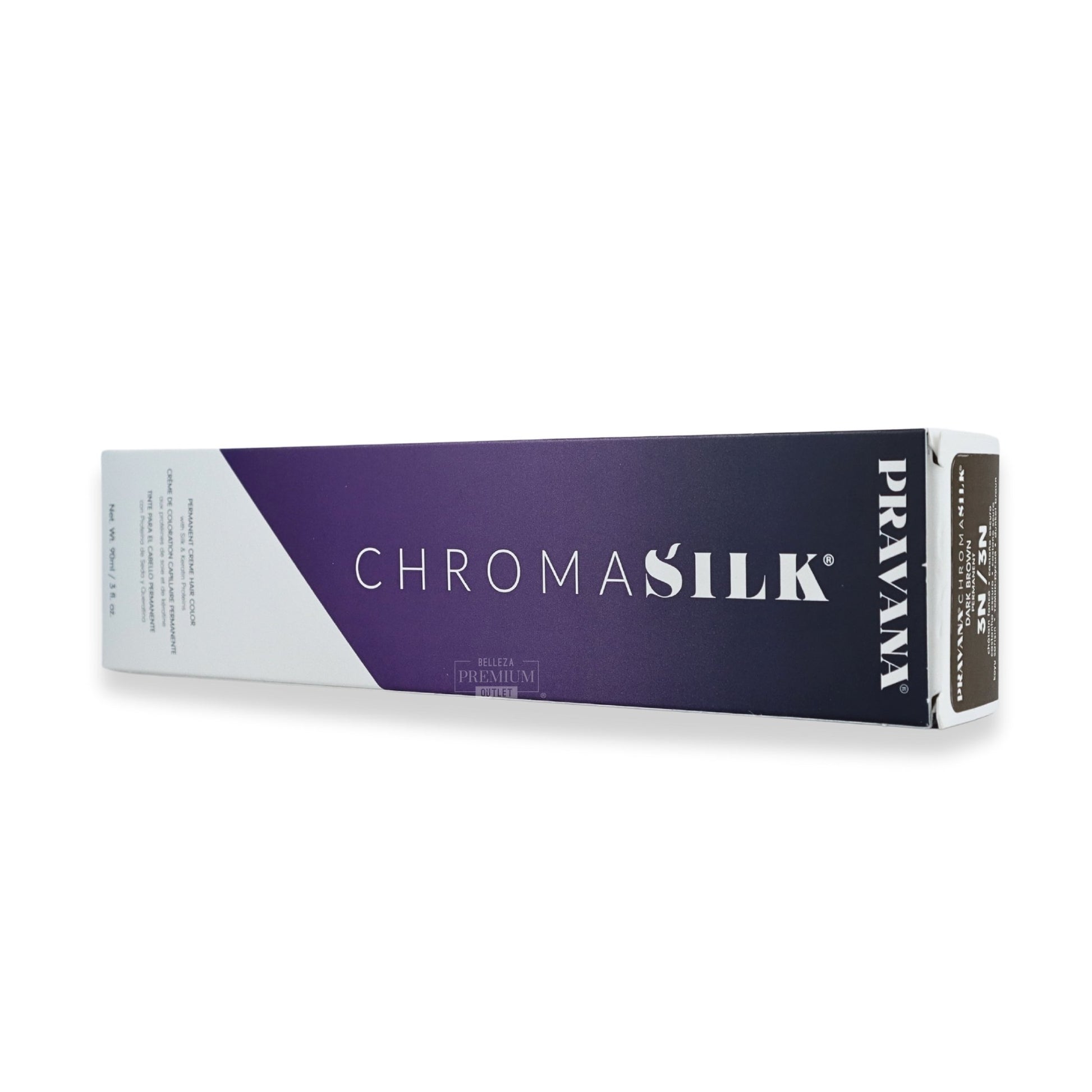PRAVANA CHROMASILK Creme Dark Brown 3N 90ml: El Tinte Impactante para un Marrón Oscuro Rico y Seductor