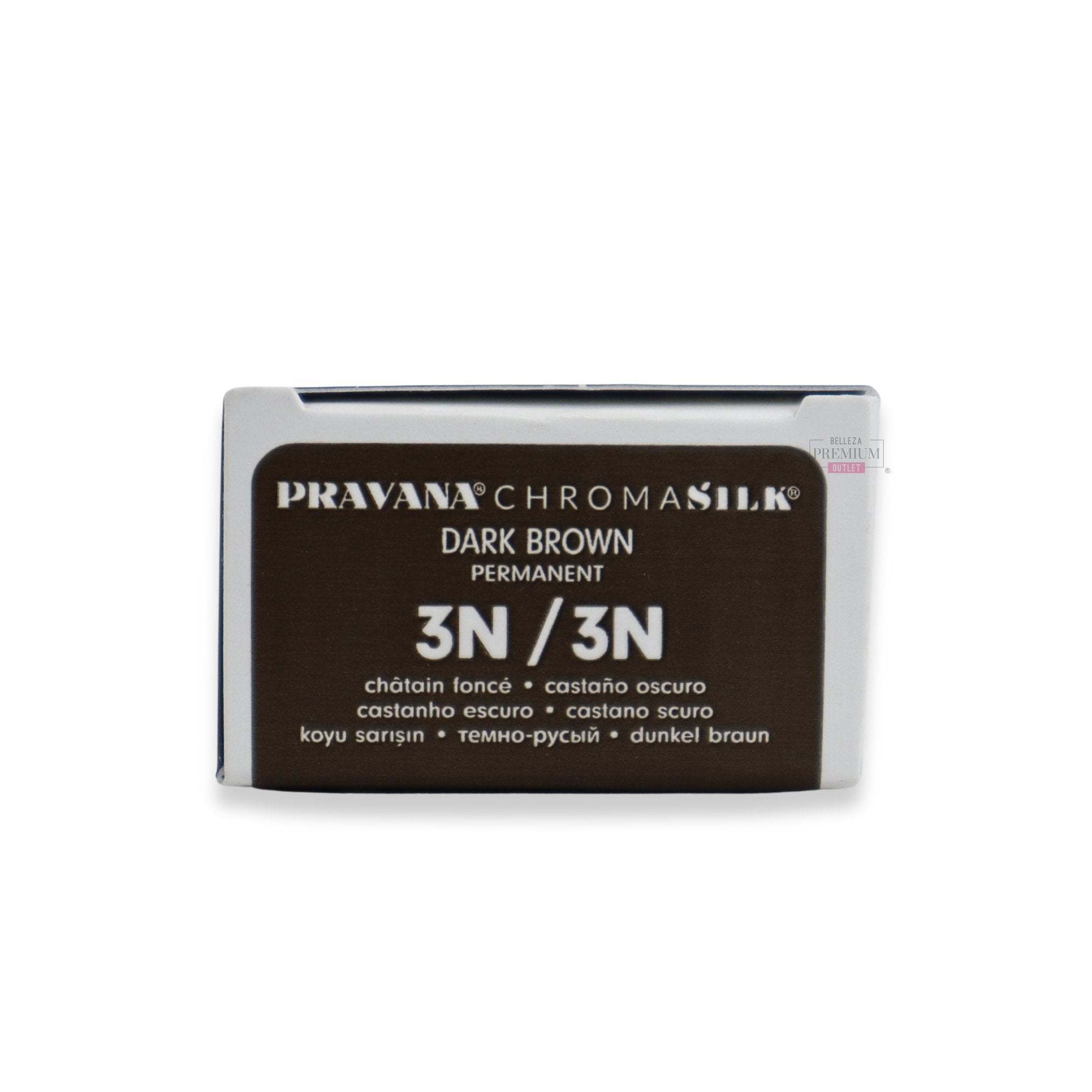 PRAVANA CHROMASILK Creme Dark Brown 3N 90ml: El Tinte Impactante para un Marrón Oscuro Rico y Seductor