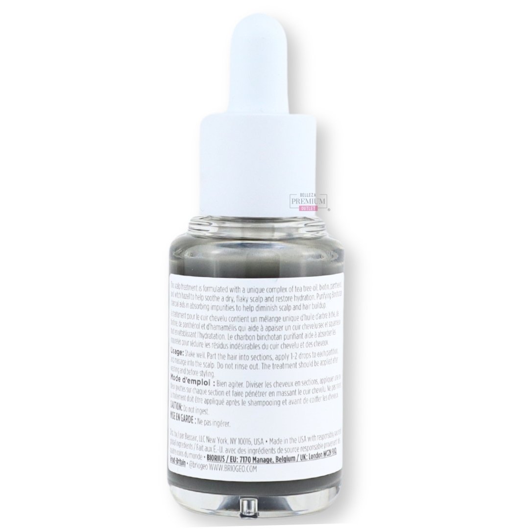Briogeo Scalp Revival™ Charcoal + Tea Tree Scalp Treatment 30ml: El Grandioso Tratamiento Detox para tu Cuero Cabelludo