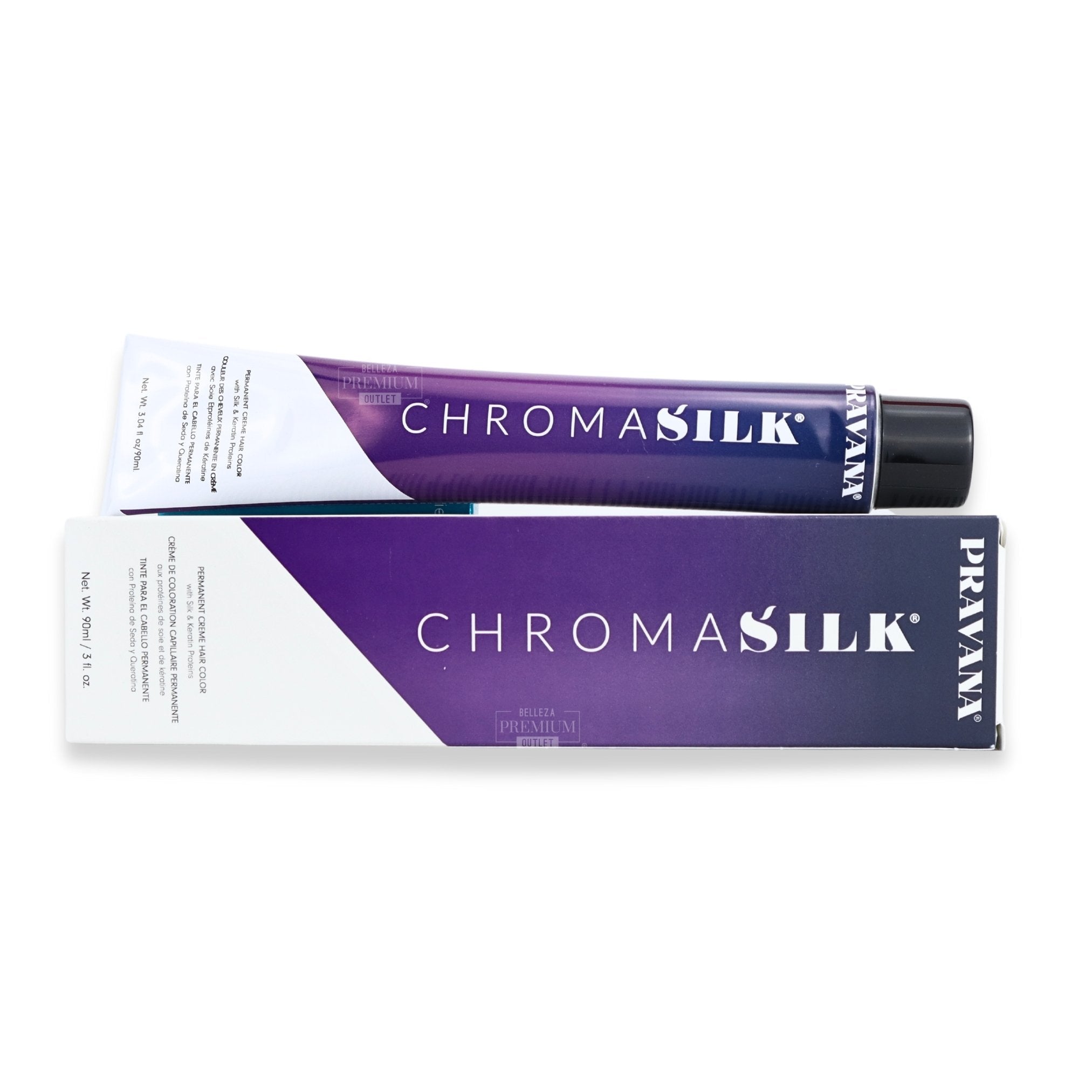 PRAVANA CHROMASILK Creme Light Ash Blonde 8.11/8AA 90ml: El Tinte Perfecto para un Rubio Ceniza Claro y Radiante