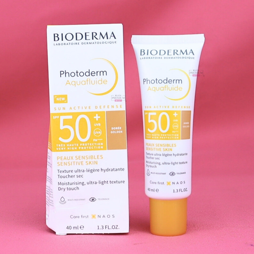 Bioderma Photoderm AquaFluide Dorado Spf50+ 40ML CAJA DAÑADA