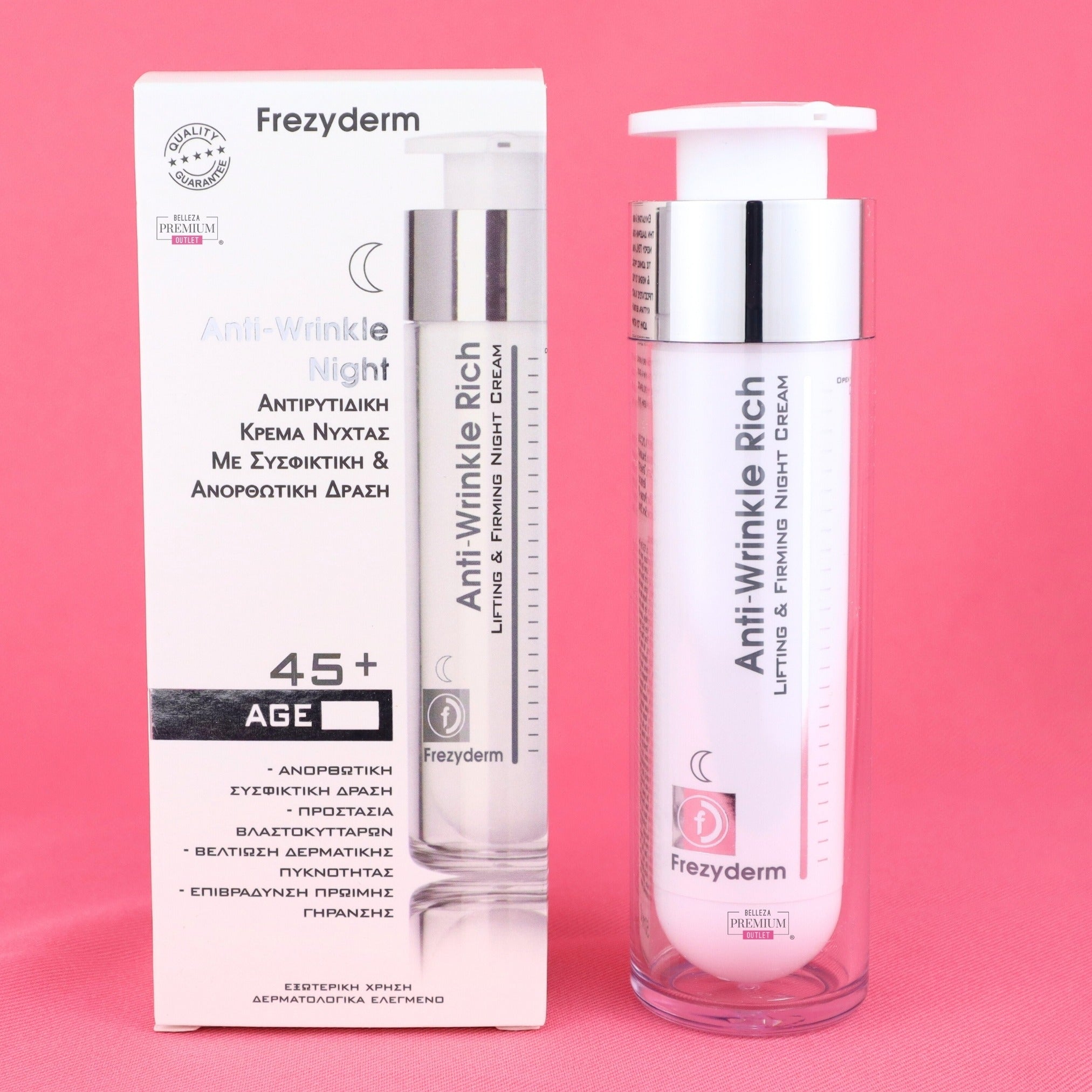 Frezyderm Anti-Wrinkle Rich Night Cream 45+ 50ml: El Cuidado Nocturno Indispensable para Pieles Maduras