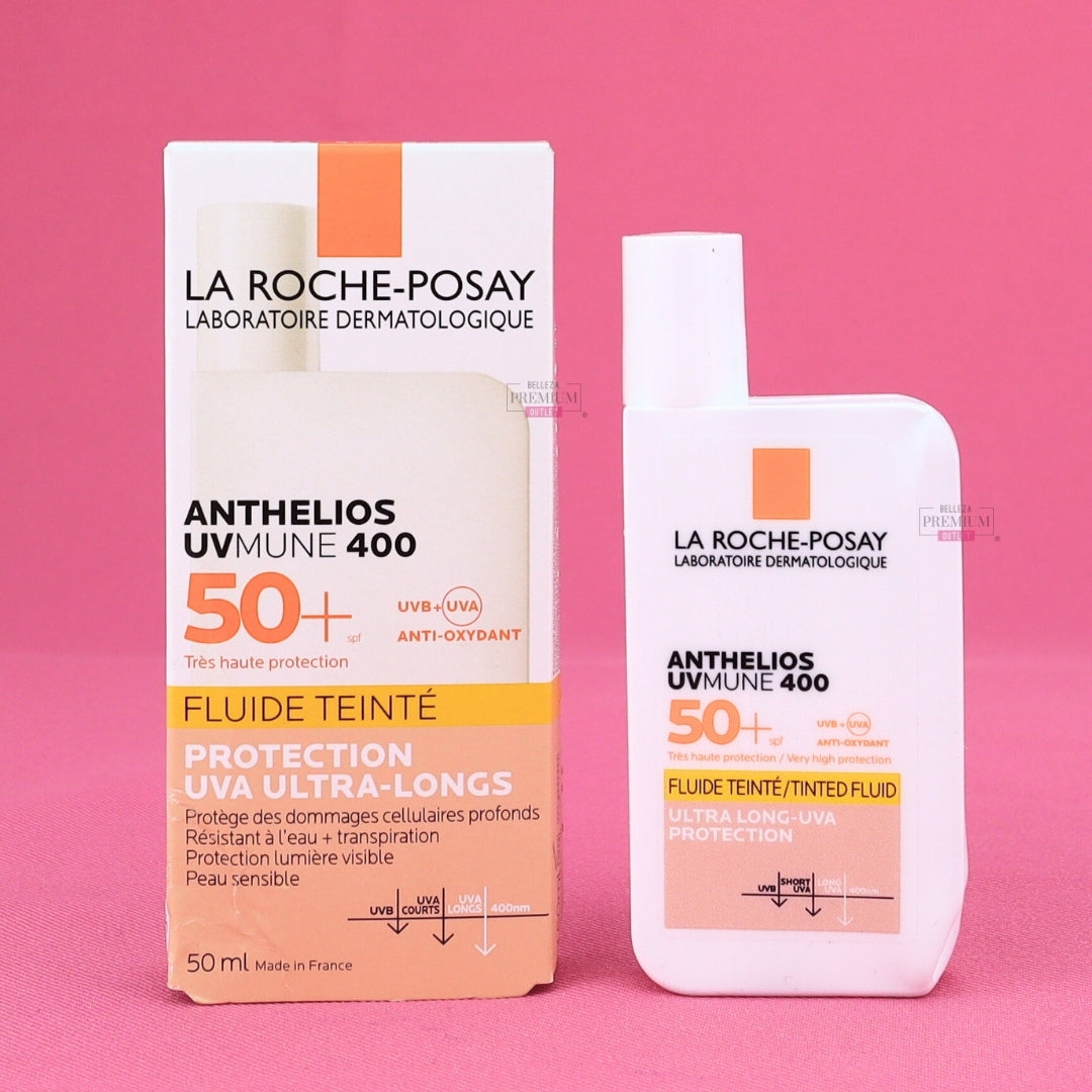 La Roche-Posay Anthelios Uvmune 400 Tinted Fluid 50+ 50ml CAJA DAÑADA