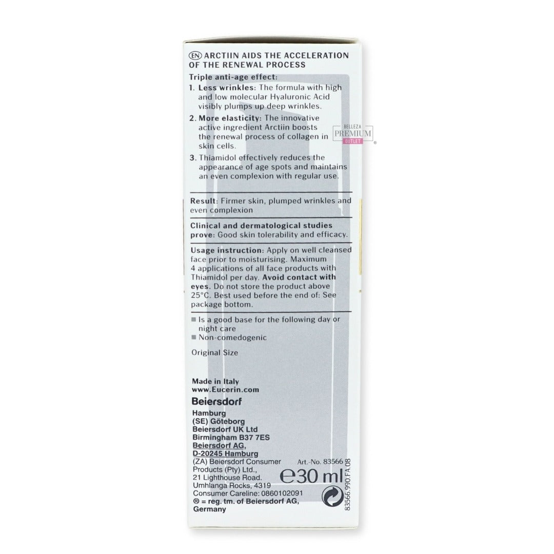 EUCERIN HYALURON FILLER + ELASTICITY 3D SERUM 30ML: Espectacular Transformación para Tu Piel
