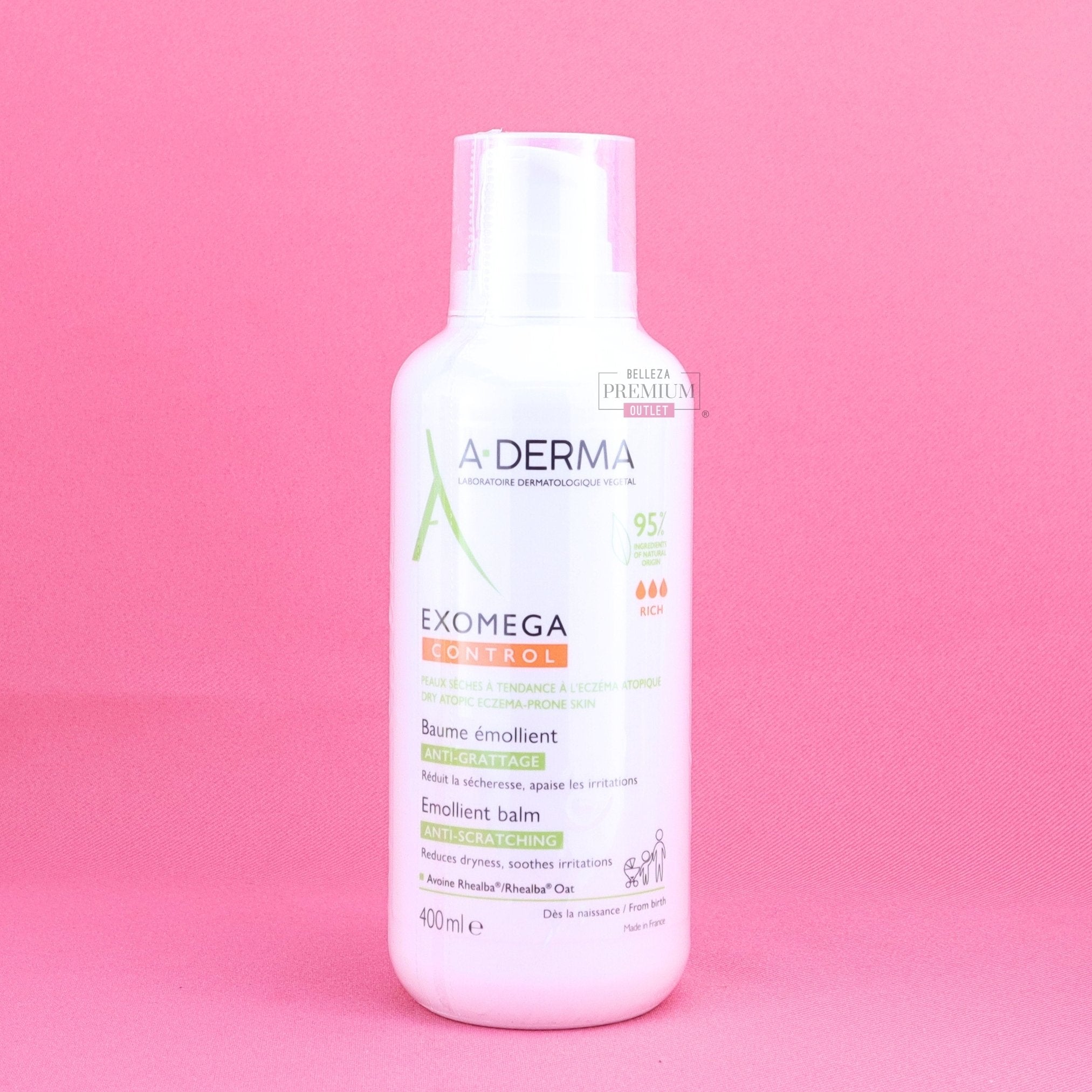 Aderma EXOMEGA Control Baume Emollient 400ml