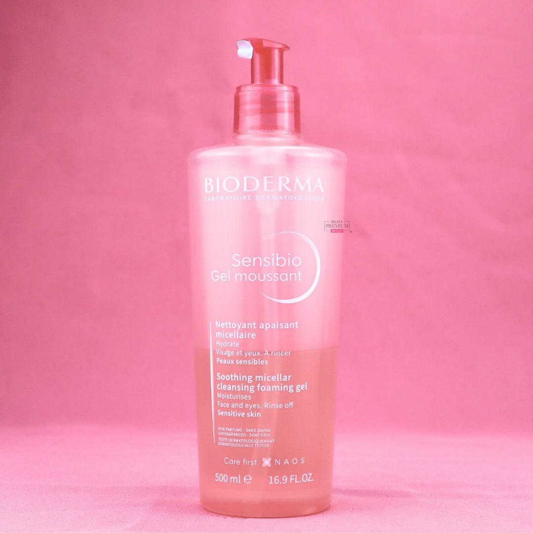 Bioderma Sensibio Gel Moussant 500ml TAPA DAÑADA/ FALTA PRODUCTO
