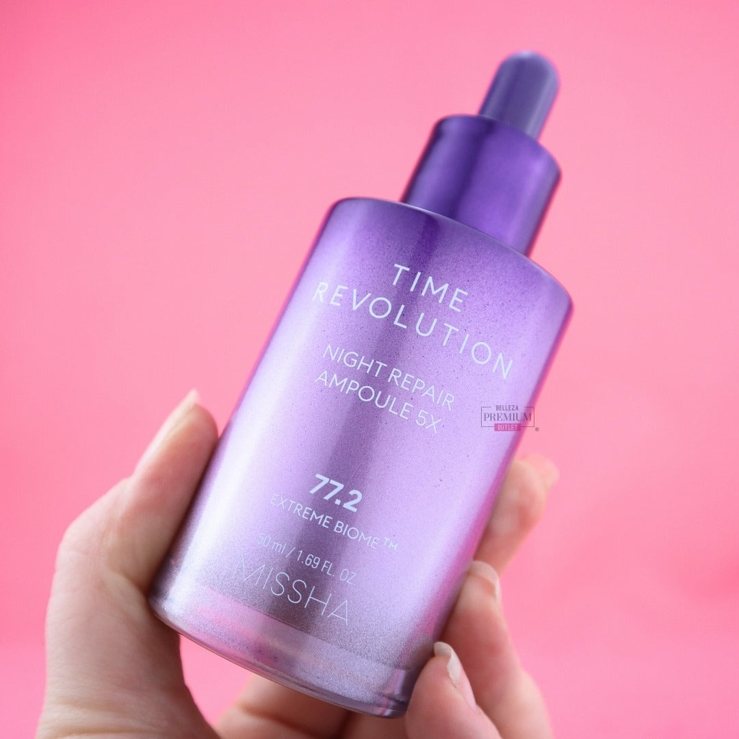 Time Revolution Night Repair Ampoule 5x50ml: Ingenioso Tratamiento Nocturno para una Piel Radiante