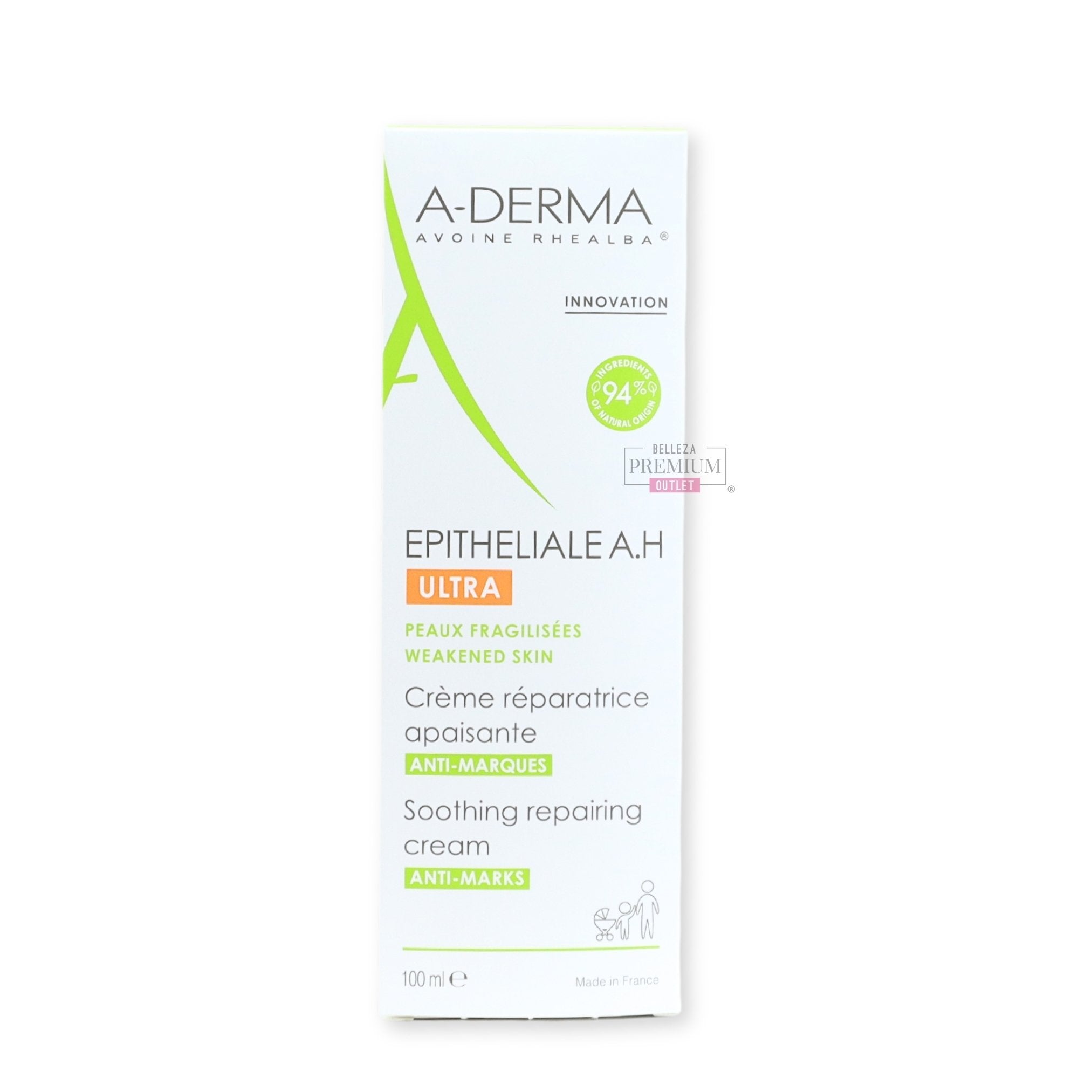 Aderma EPITHELIALE A.H ULTRA Soothing Repairing Cream 100ml: increíble reparación de piel dañada de alivio inmediato
