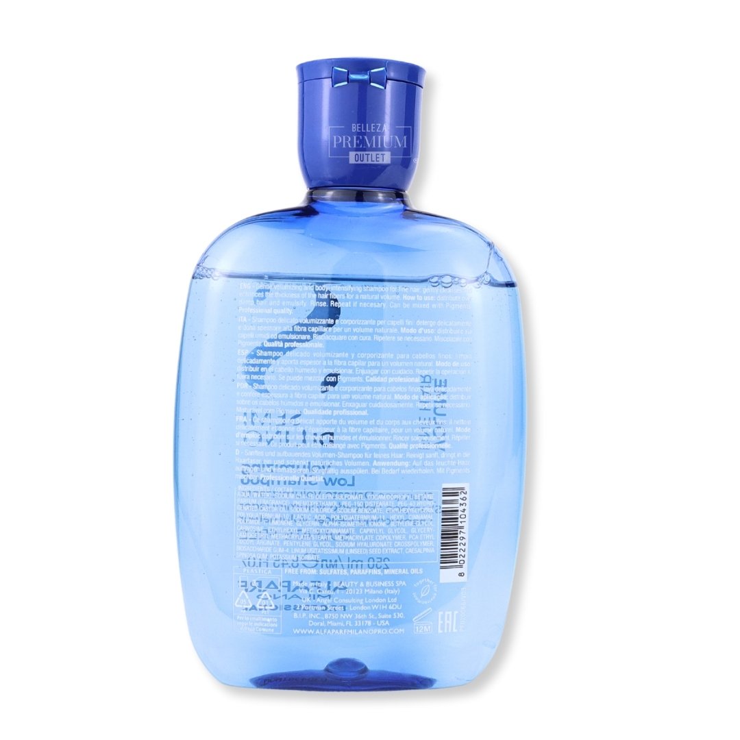 ALFAPARF SHAMPOO 250ML VOLUMIZING LOW: El Ingenioso Impulso de Volumen para Tu Cabello