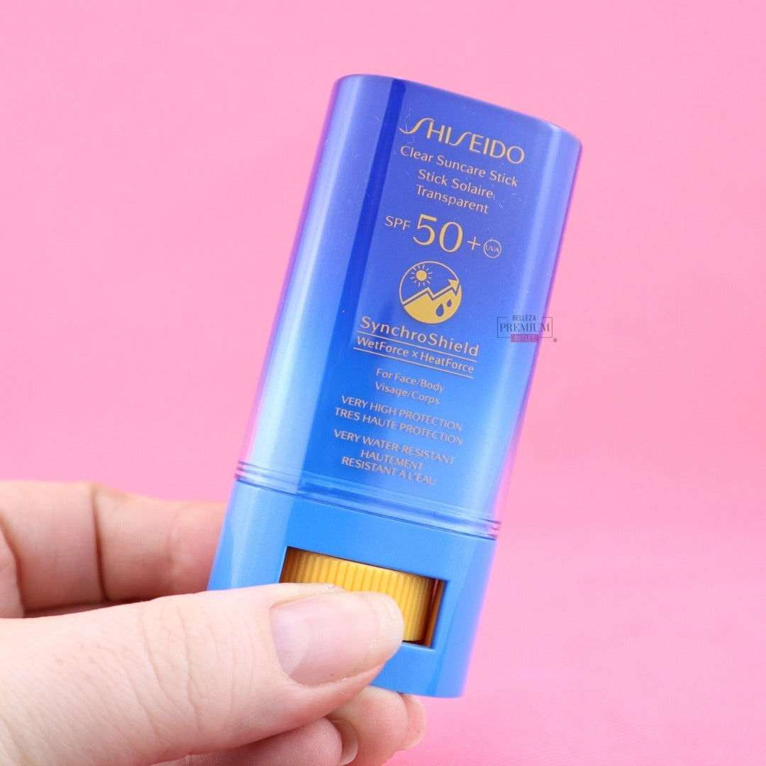 Shiseido Clear Suncare Stick SPF50+ 20gr: Poderoso Protector Solar que Defiende tu Piel