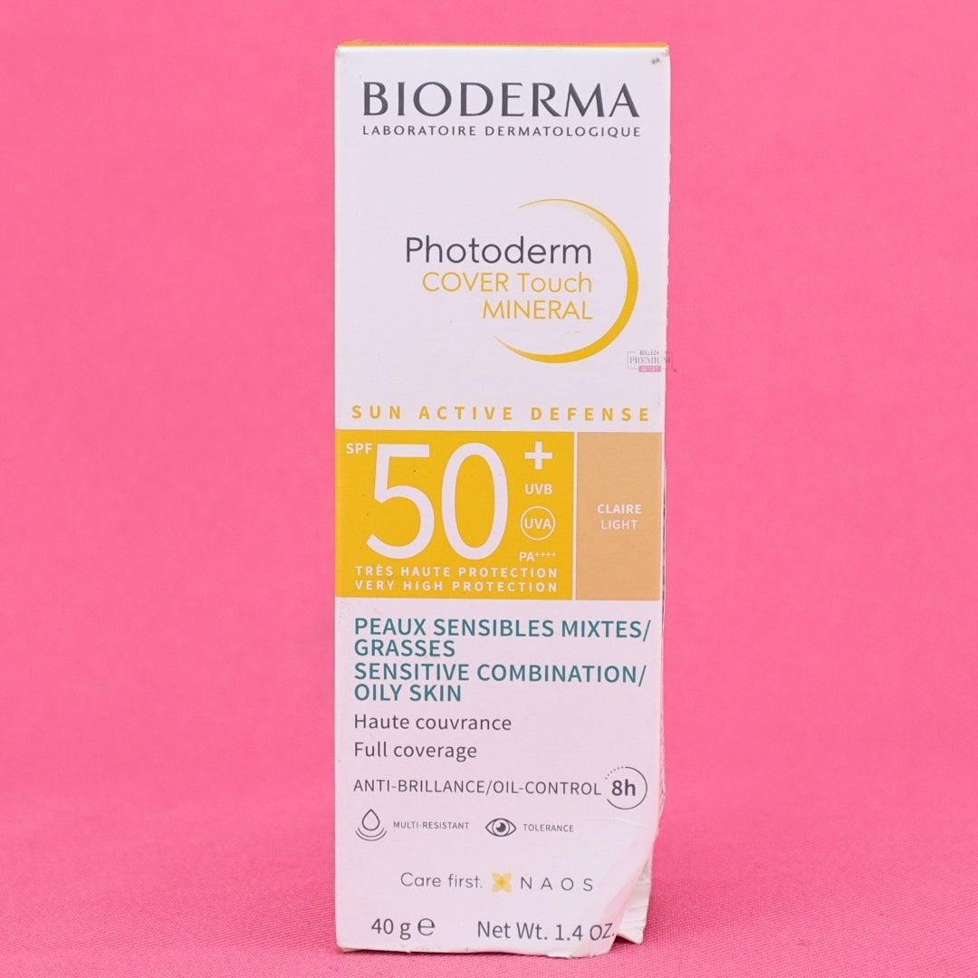 Bioderma Photoderm COVER Touch Mineral Claire SPF 50+ CAJA DAÑADA