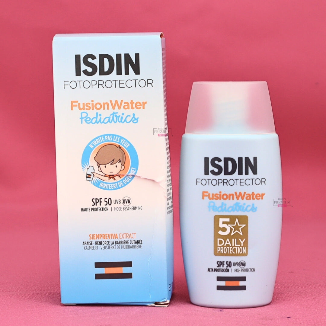 Isdin Fotoprotector Pediatrics Fusion Water 50ml CAJA DAÑADA