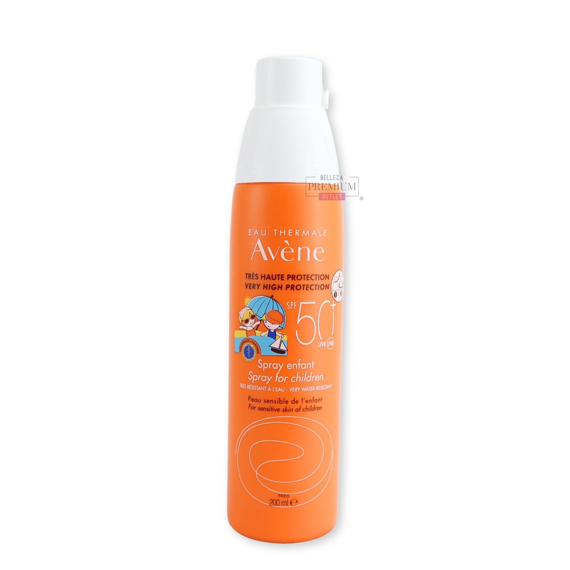 Avene SPF 50+ Spray children 200ml: Protección eficaz contra los rayos UVA y UVB, cuidado de piel sensible y delicada de los niños