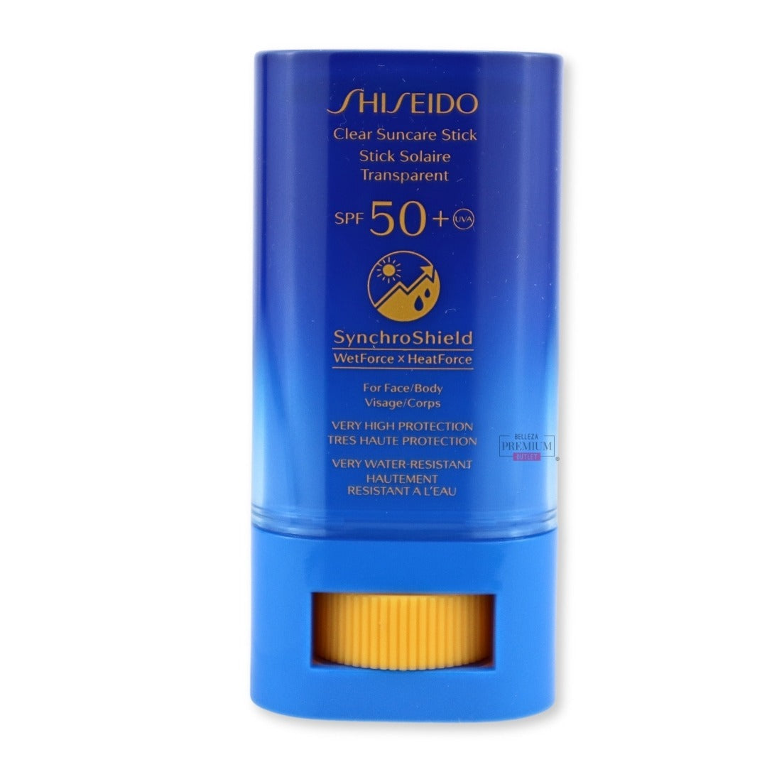 Shiseido Clear Suncare Stick SPF50+ 20gr: Poderoso Protector Solar que Defiende tu Piel