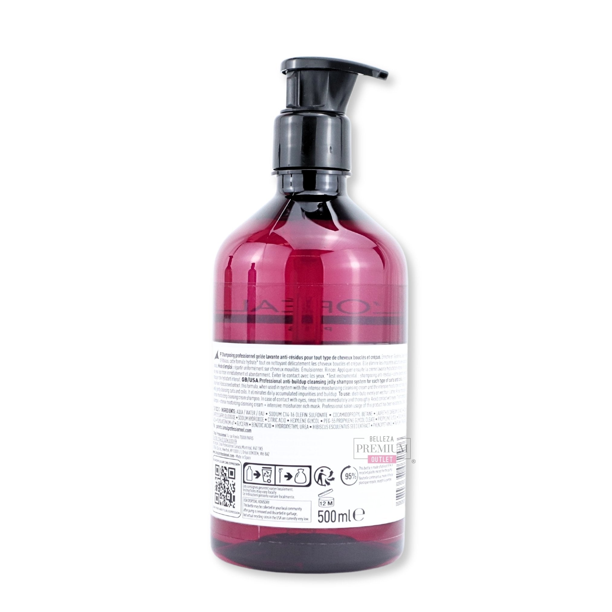 L'Oréal Professionnel Serie Expert Curl Expression Anti-Buildup Jelly Shampoo 500ml: El shampoo esencial para unos rizos definidos