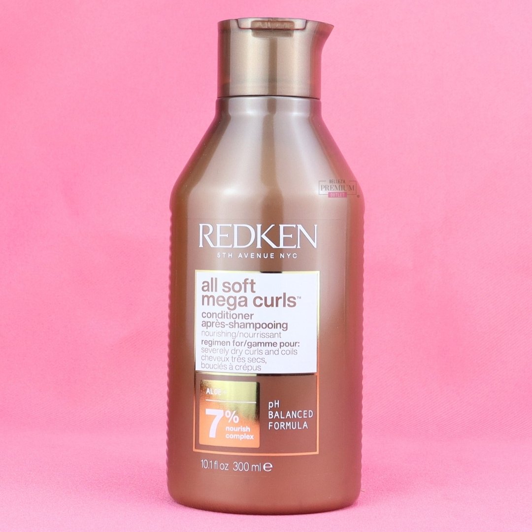 Redken All Soft Mega Curls Conditioner 300ml: Asombroso acondicionador para nutrición profunda de cabellos rizados