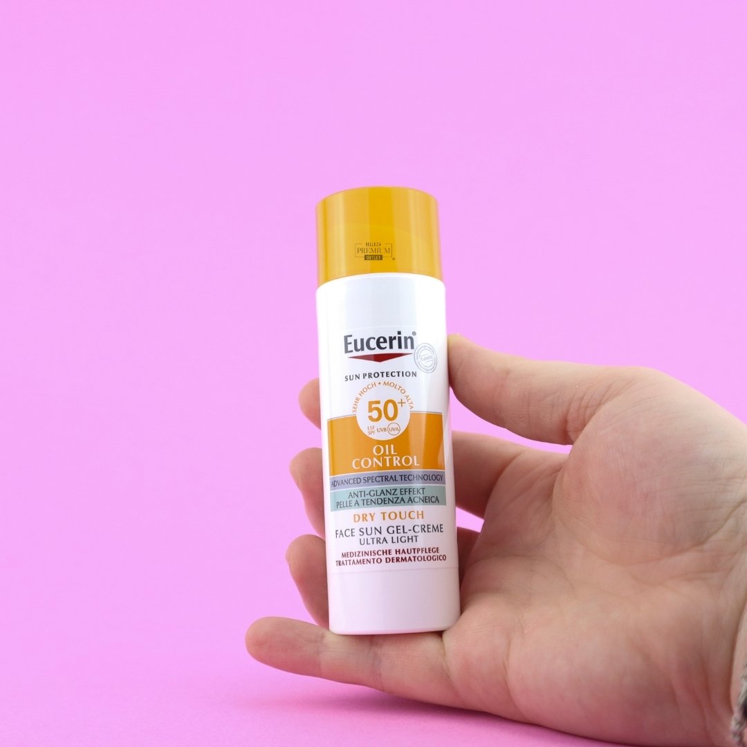 Eucerin Oil Control Sun Gel-Creme Dry Touch SPF 50 50ml – Protección Solar Facial Efecto Mate