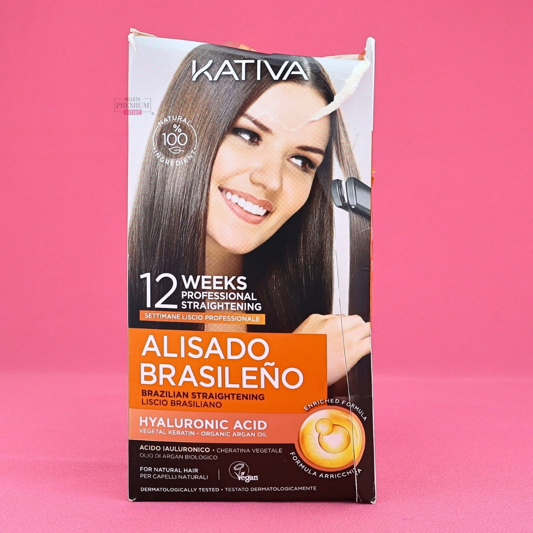 Kativa Alisado Brasileno Brazilian Straightening 12 semanas CAJA DAÑADA