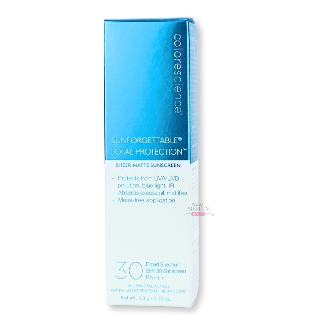 ColoreScience Total Sheer Matte SPF 30 7ml: Asombroso Acabado Mate y Protección Solar