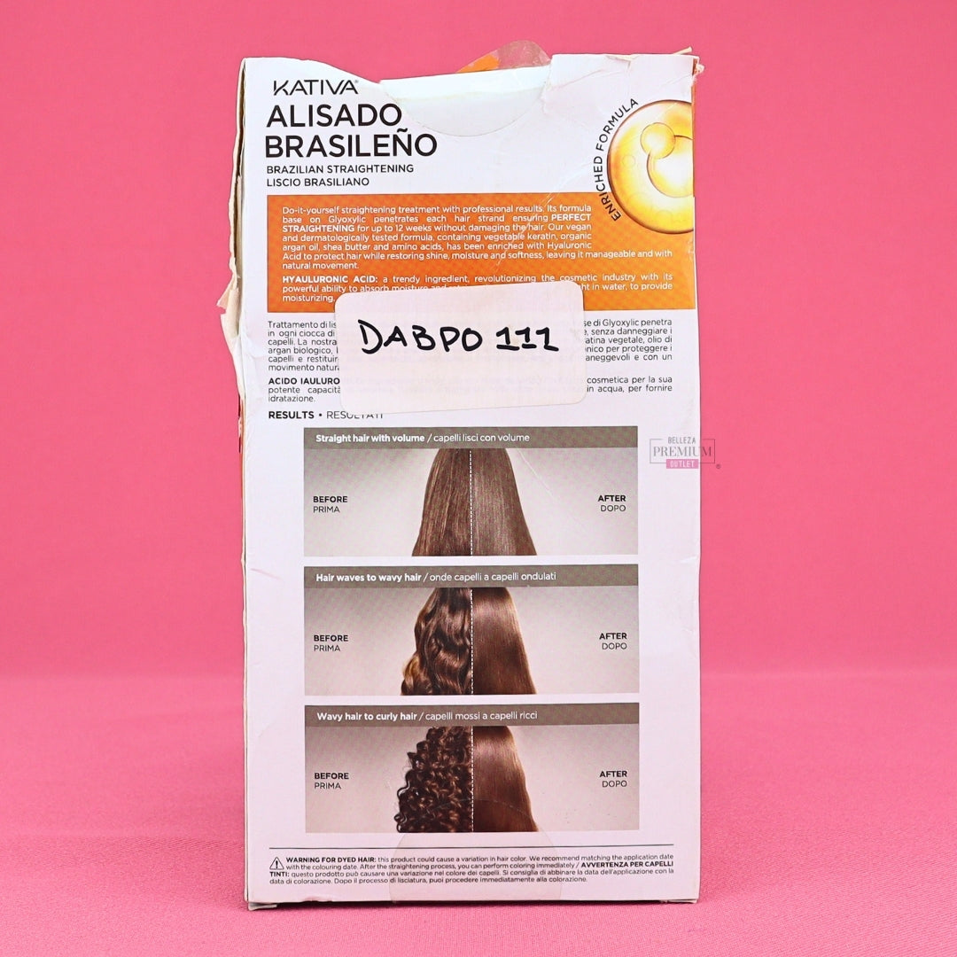 Kativa Alisado Brasileno Brazilian Straightening 12 semanas CAJA DAÑADA