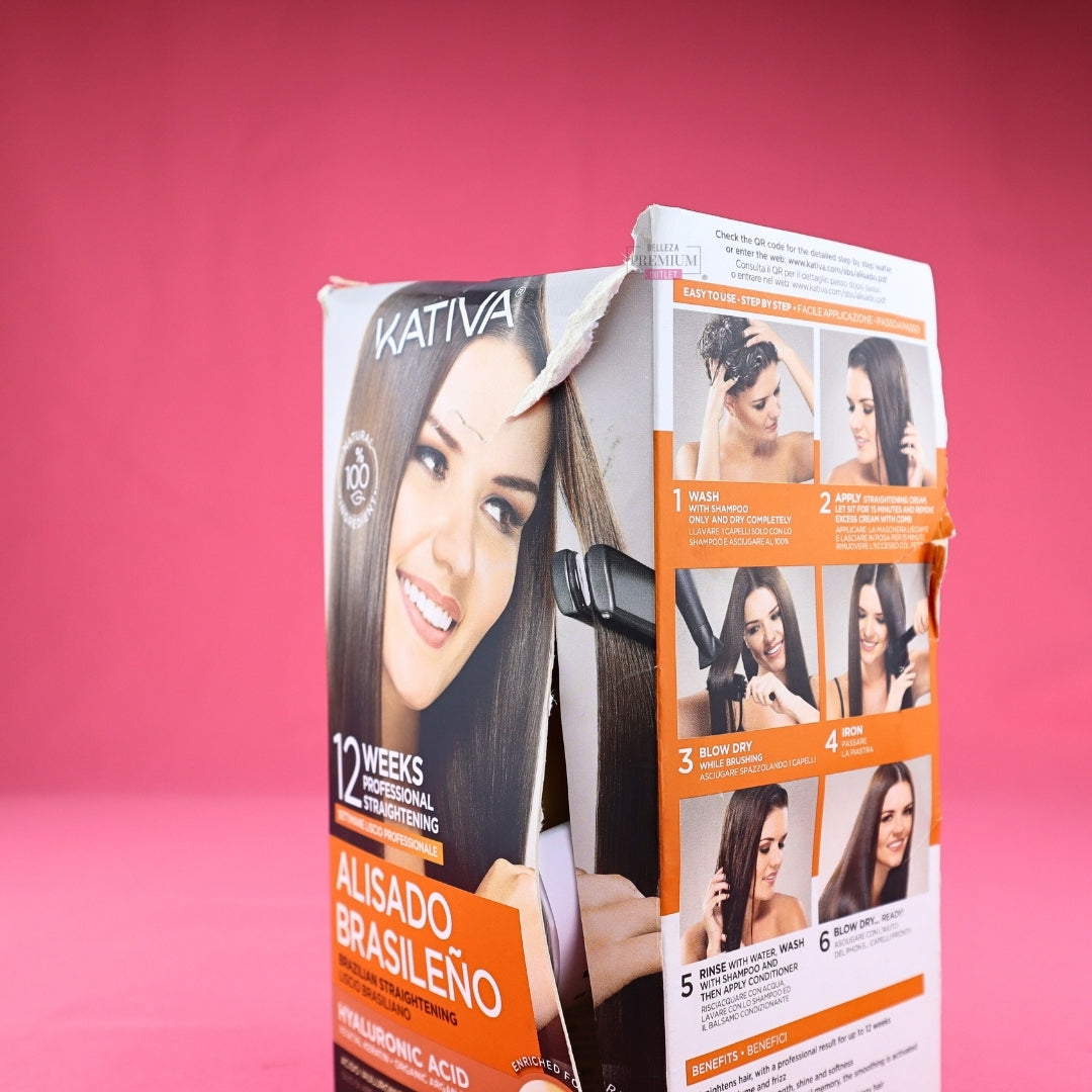 Kativa Alisado Brasileno Brazilian Straightening 12 semanas CAJA DAÑADA