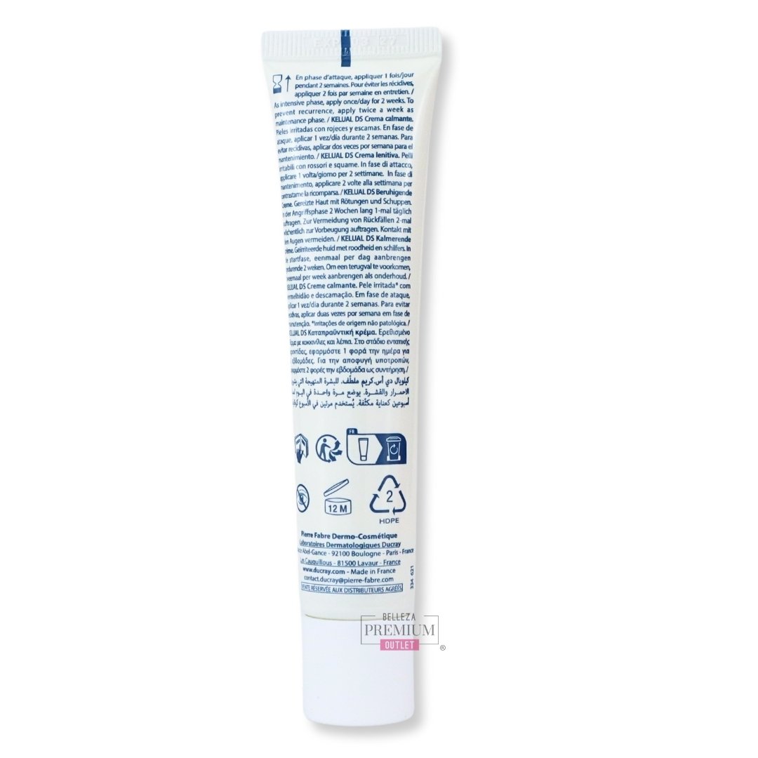 Ducray Kelual DS Soothing Cream 40ml: Impactante alivio para la dermatitis seborreica